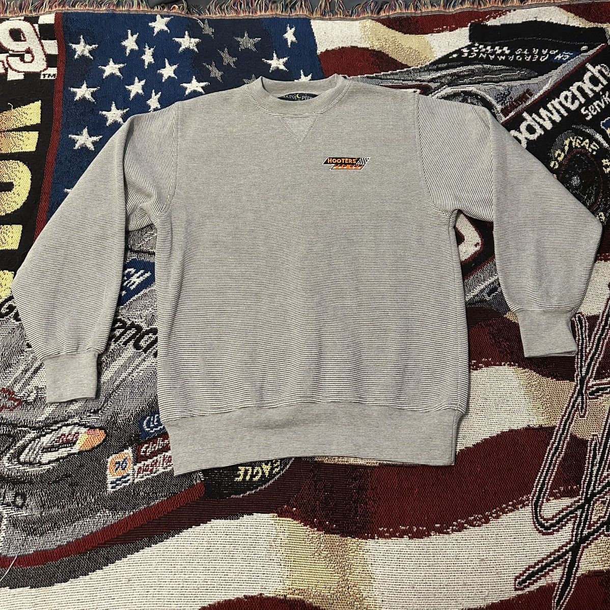 NASCAR × Vintage VINTAGE - Hooters Pro Cup Series Crewneck Sweatshirt - Small Size US S / EU 44-46 / 1 - 1 Thumbnail