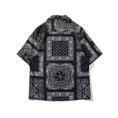 Japanese Brand Paisley Bandana Print Short Sleeve Shirt Size US M / EU 48-50 / 2 - 4 Thumbnail