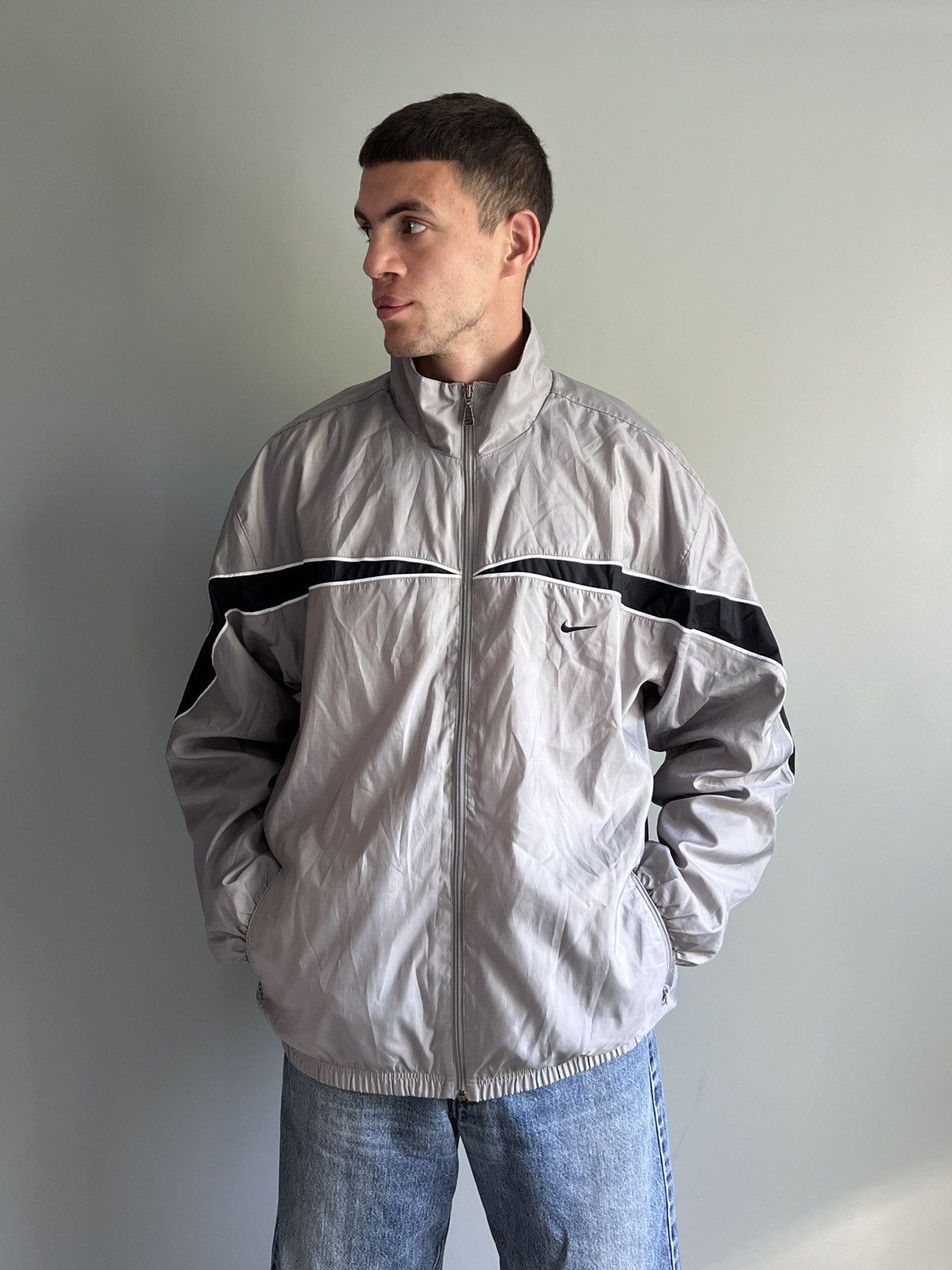 Nike Vintage Nike Nylon Y2K Track Top Jacket Size US XL / EU 56 / 4 - 6 Thumbnail