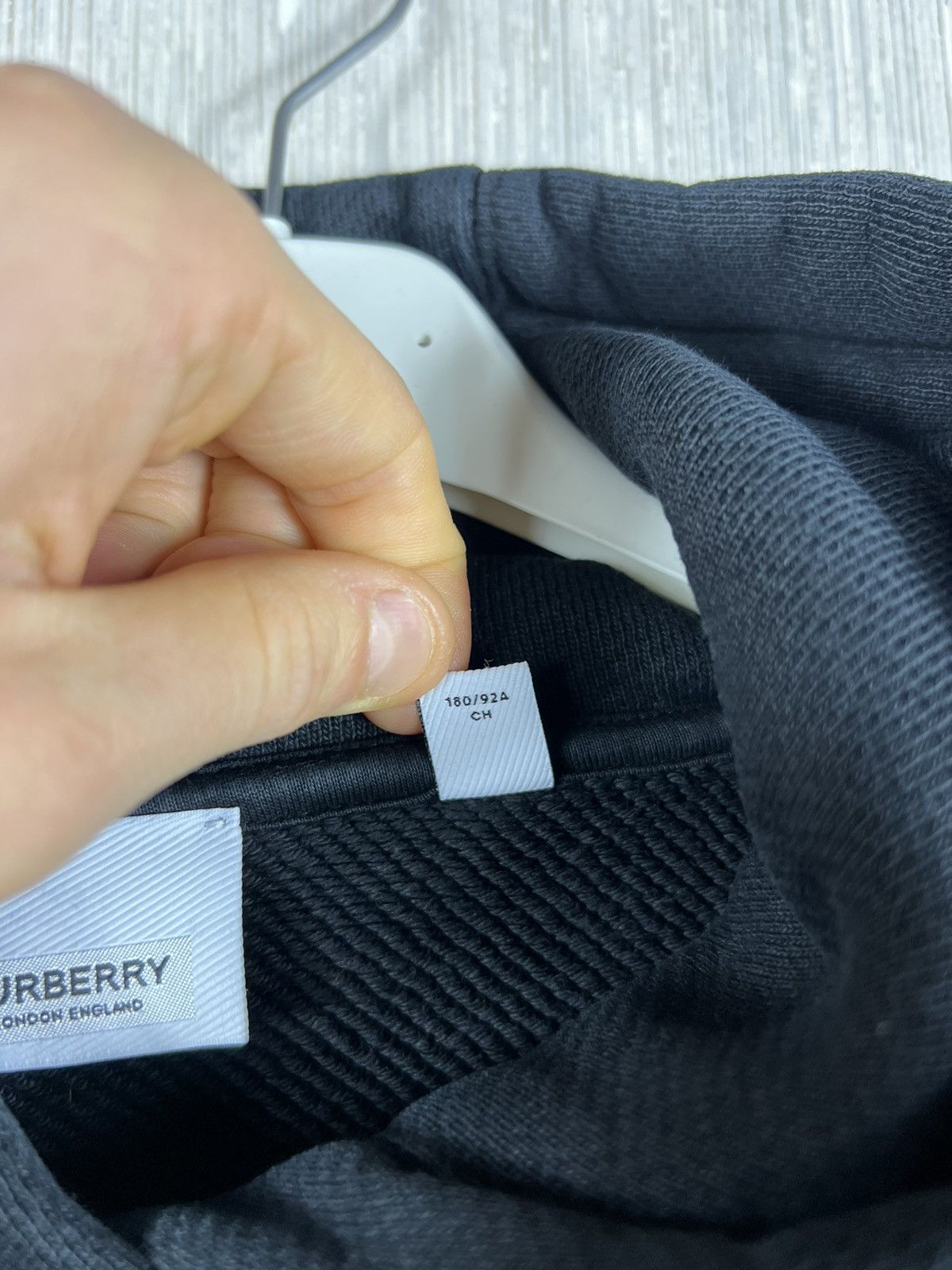 Burberry London big logo knight prorsum embroidered hoodie