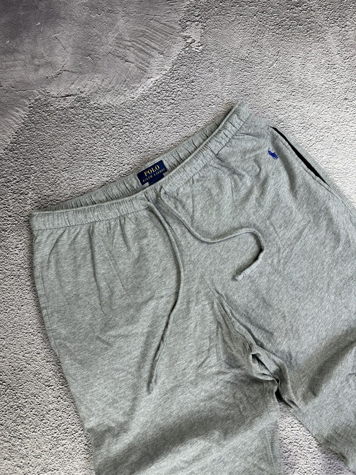 Polo Ralph Lauren × Vintage Polo Ralph Lauren Grey Sweatpants Logo Joggers Y2K Size US 36 / EU 52 - 5 Thumbnail