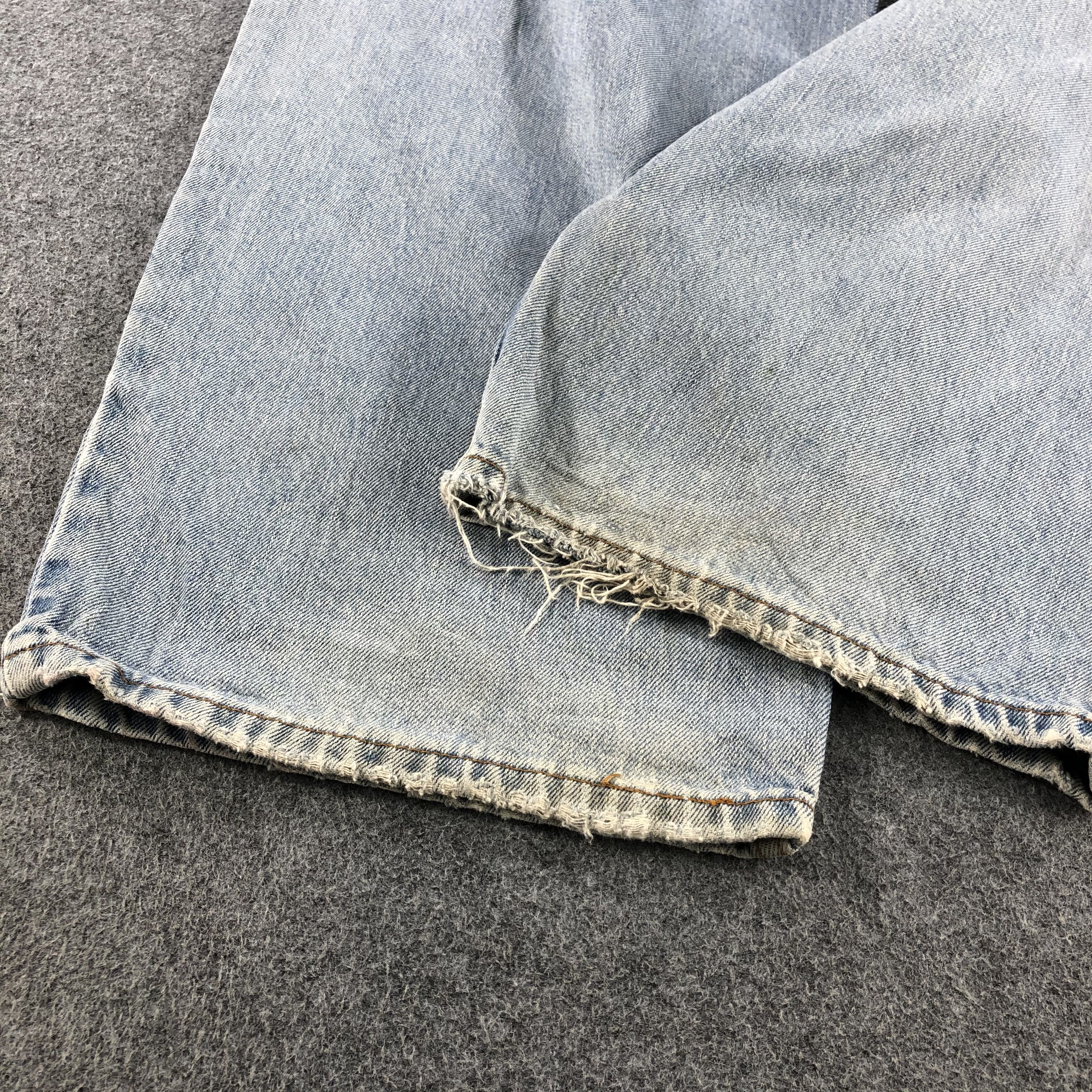 Levi's W51 Light Wash Vintage Levis 550 Jeans-J1176 Size US 44 / EU 60 - 6 Thumbnail