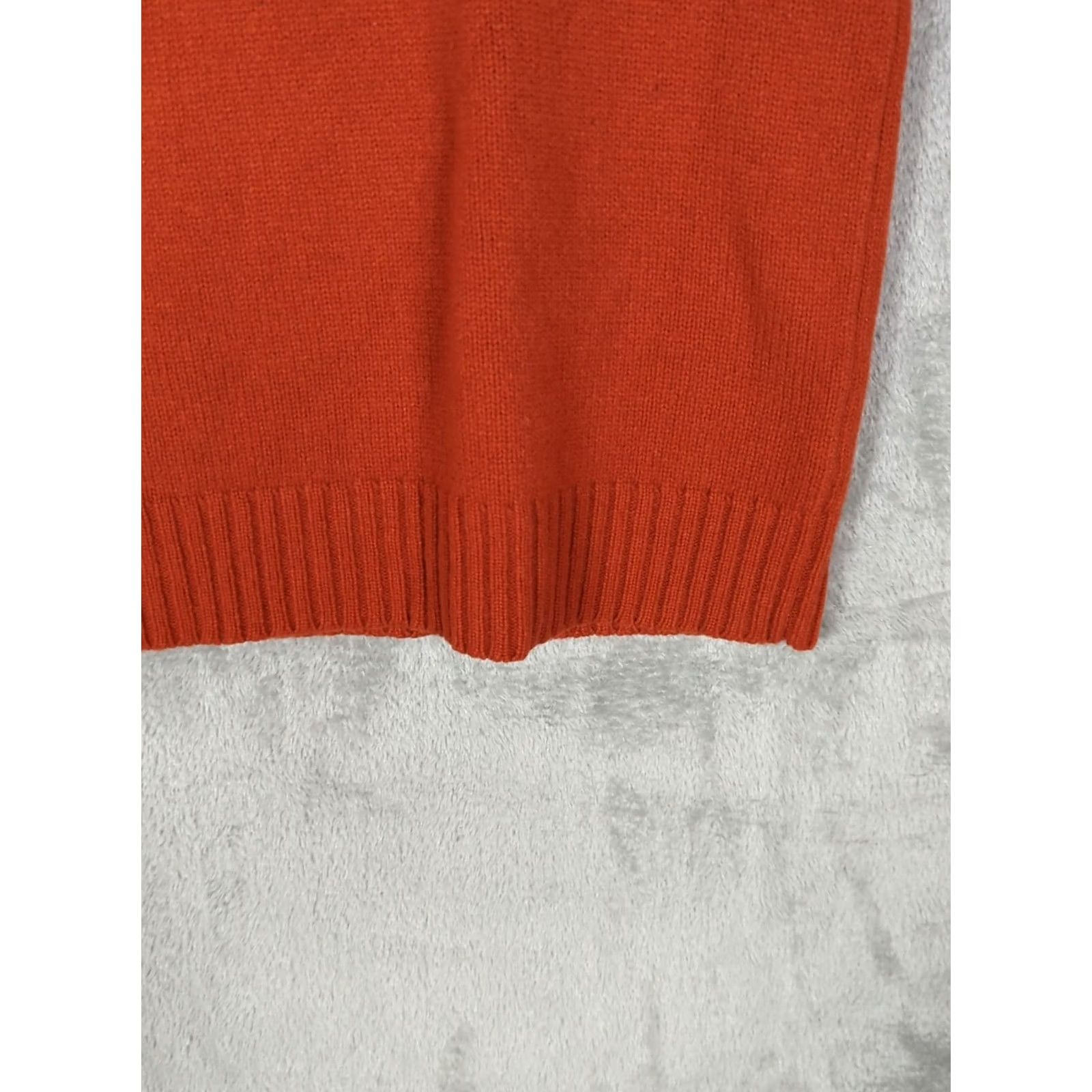 Eddie Bauer Eddie Bauer Sweater Mens LT Large Fair Isle Wool Knit Crew Neck Orange Classic Holiday Outdoor Size US L / EU 52-54 / 3 - 5 Thumbnail