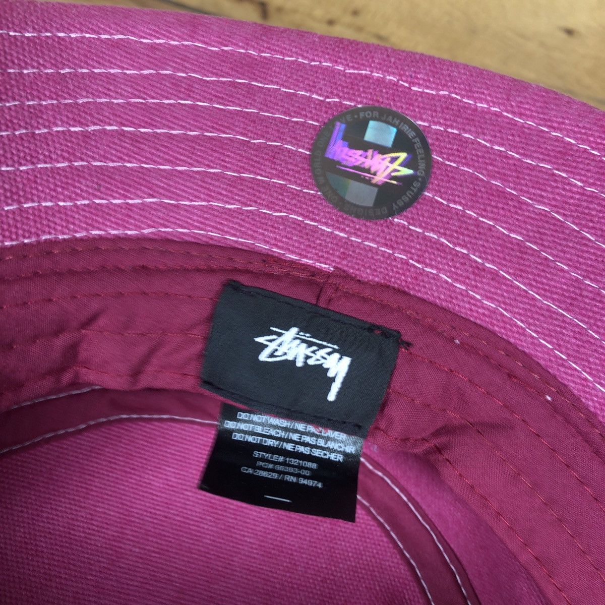 Stussy × Vintage Stussy Canvas Workgear Bucket Size ONE SIZE - 3 Thumbnail