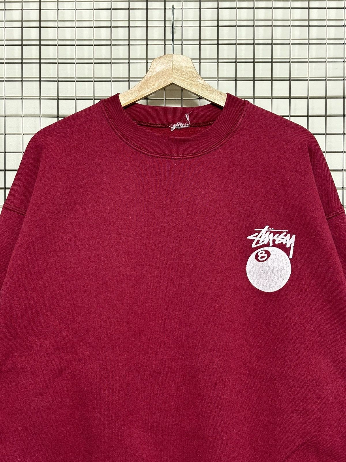 Stussy × Vintage 🚨Final Drop🚨 Vintage Stussy 8 Ball Sweatshirt Size US L / EU 52-54 / 3 - 4 Thumbnail