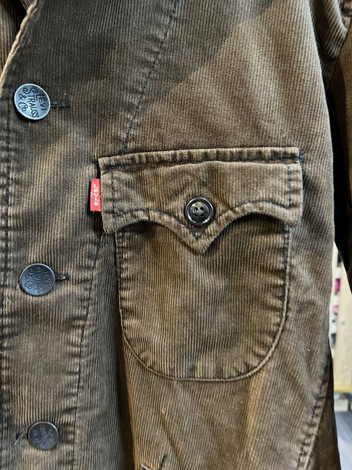 Levi's × Levi's Vintage Clothing × Vintage 🔥Vintage Levi's Corduroy Coat Jacket Size US M / EU 48-50 / 2 - 2 Thumbnail