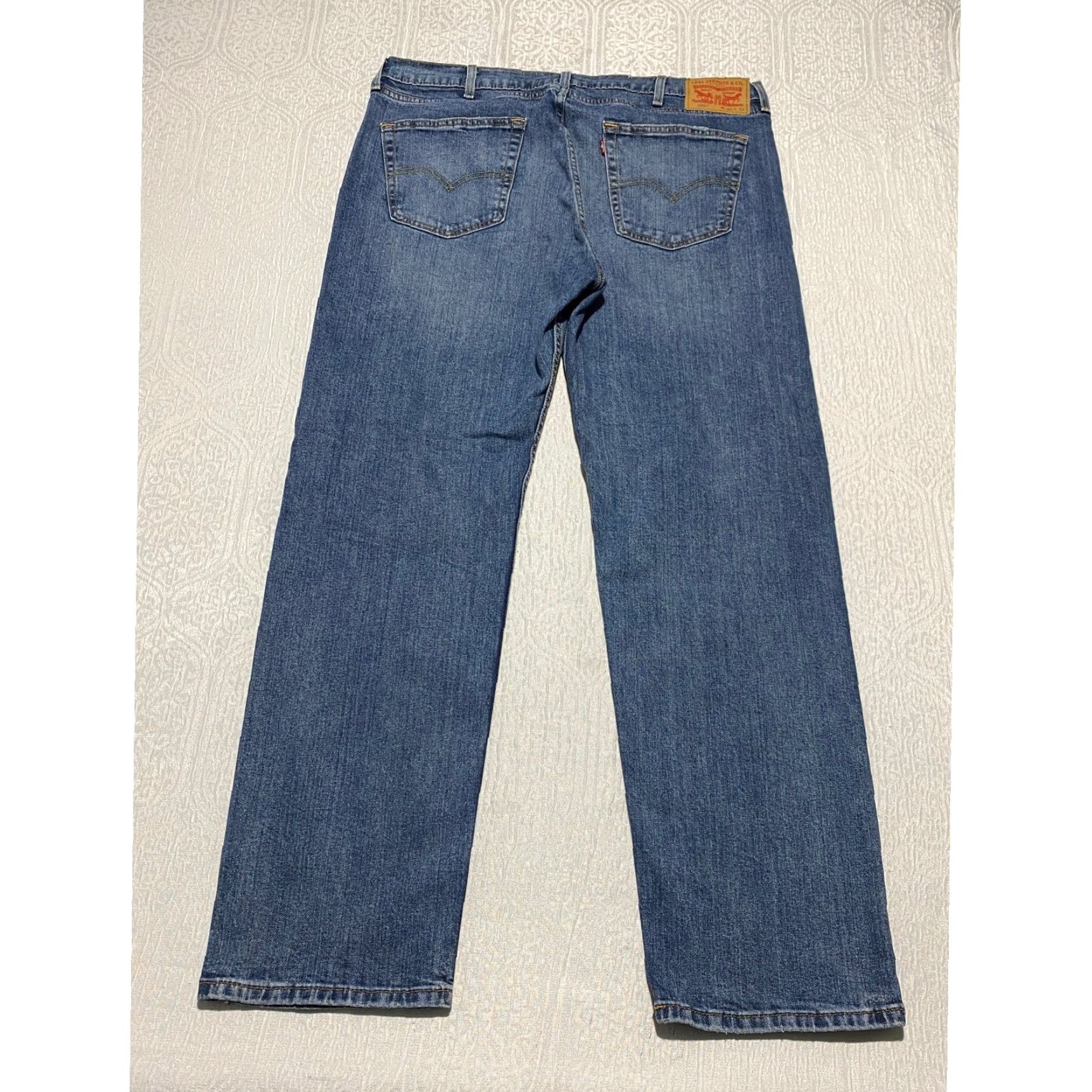 Levi's Levi's 505 Jeans Straight Men W40/L32 Medium Wash Denim Size US 40 / EU 56 - 2 Thumbnail