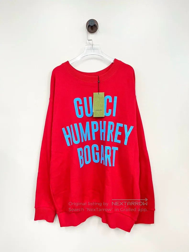 Gucci Gucci Red letter printed logo slogan sweatshirt Size US M / EU 48-50 / 2 - 1 Thumbnail