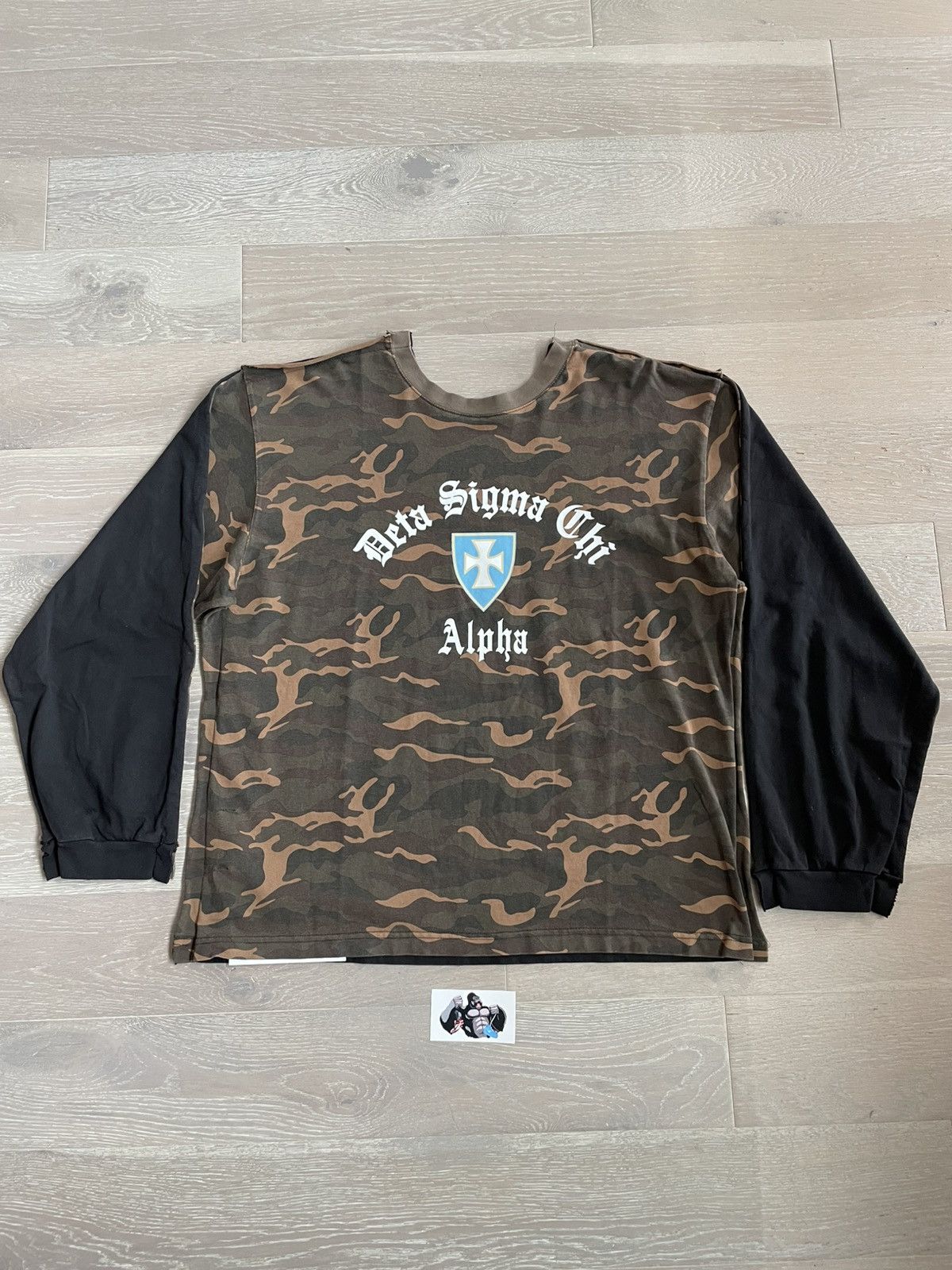 PROJECT G/R PROJECT G/R Two Faced Outseam Longsleeve - Black / Camo Size US M / EU 48-50 / 2 - 2 Thumbnail
