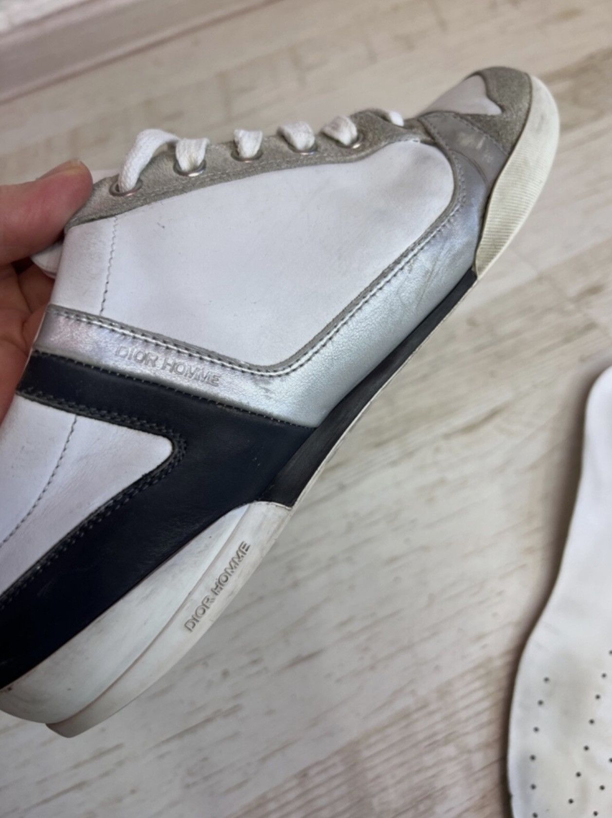 Dior Dior Homme Leather Suede Sneakers Size 41.5 Size US 9 / EU 42 - 14 Thumbnail