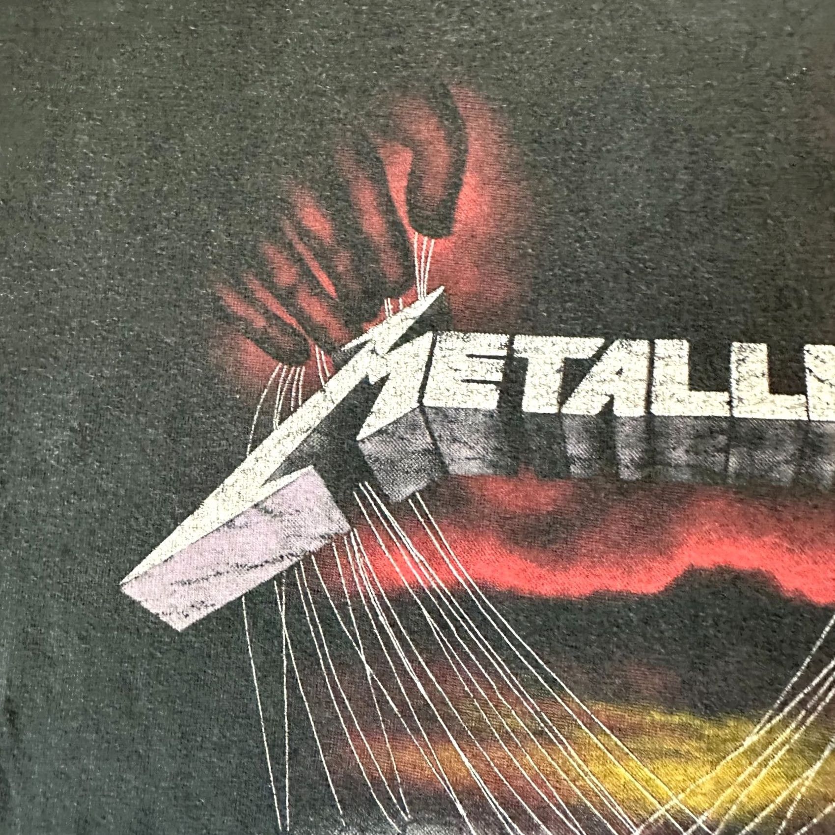 Vintage VINTAGE Metallica Shirt Adult M Black Master of Puppets Heavy Mens Y2K Band T-Shirt Short Sleeve Crew Neck Cotton Jersey Classic 90s Size US M / EU 48-50 / 2 - 3 Thumbnail