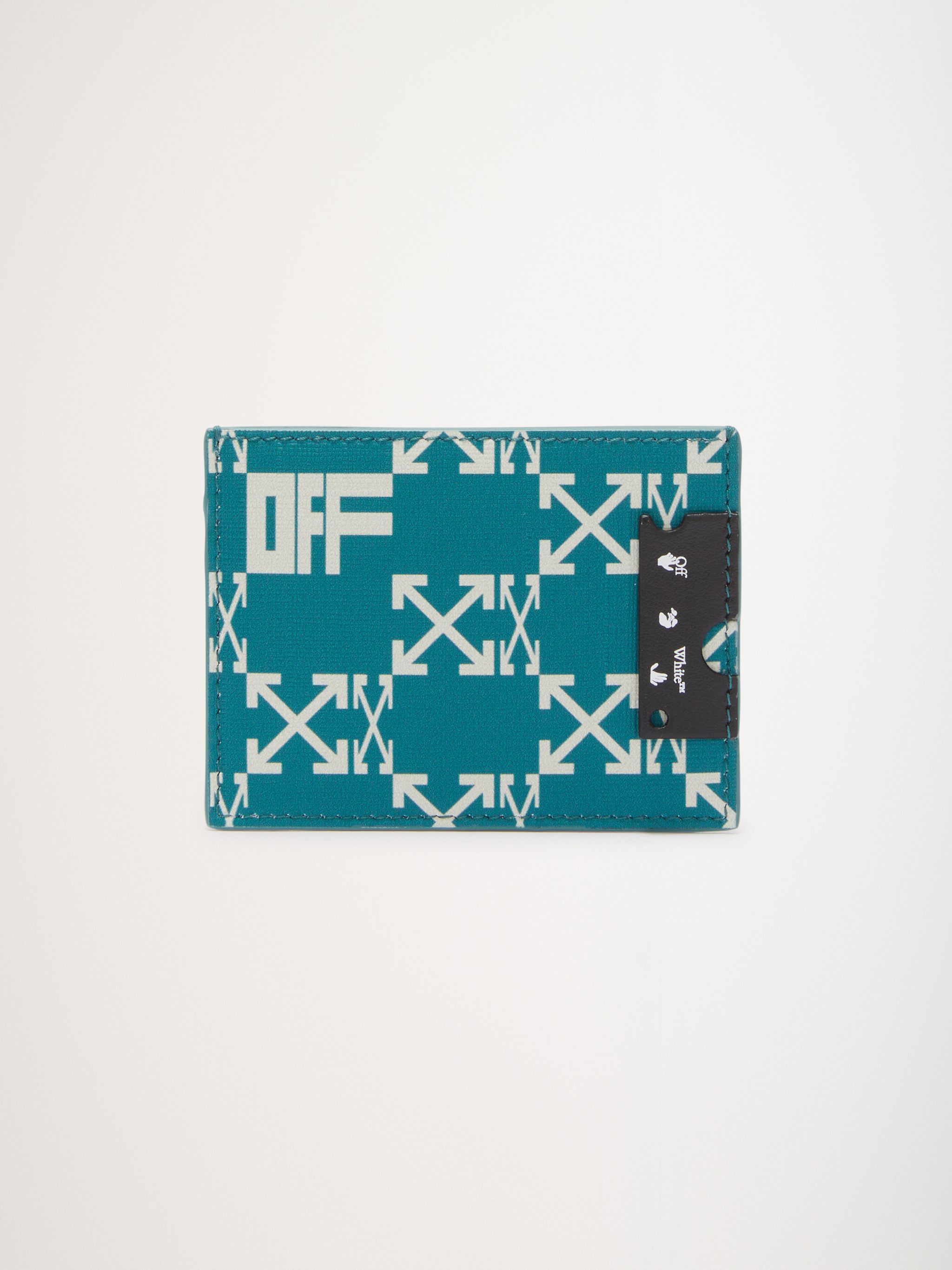 Off-White o1in1s1024 Size: OS / Monogram Simple Card Case Green Size ONE SIZE - 2 Thumbnail