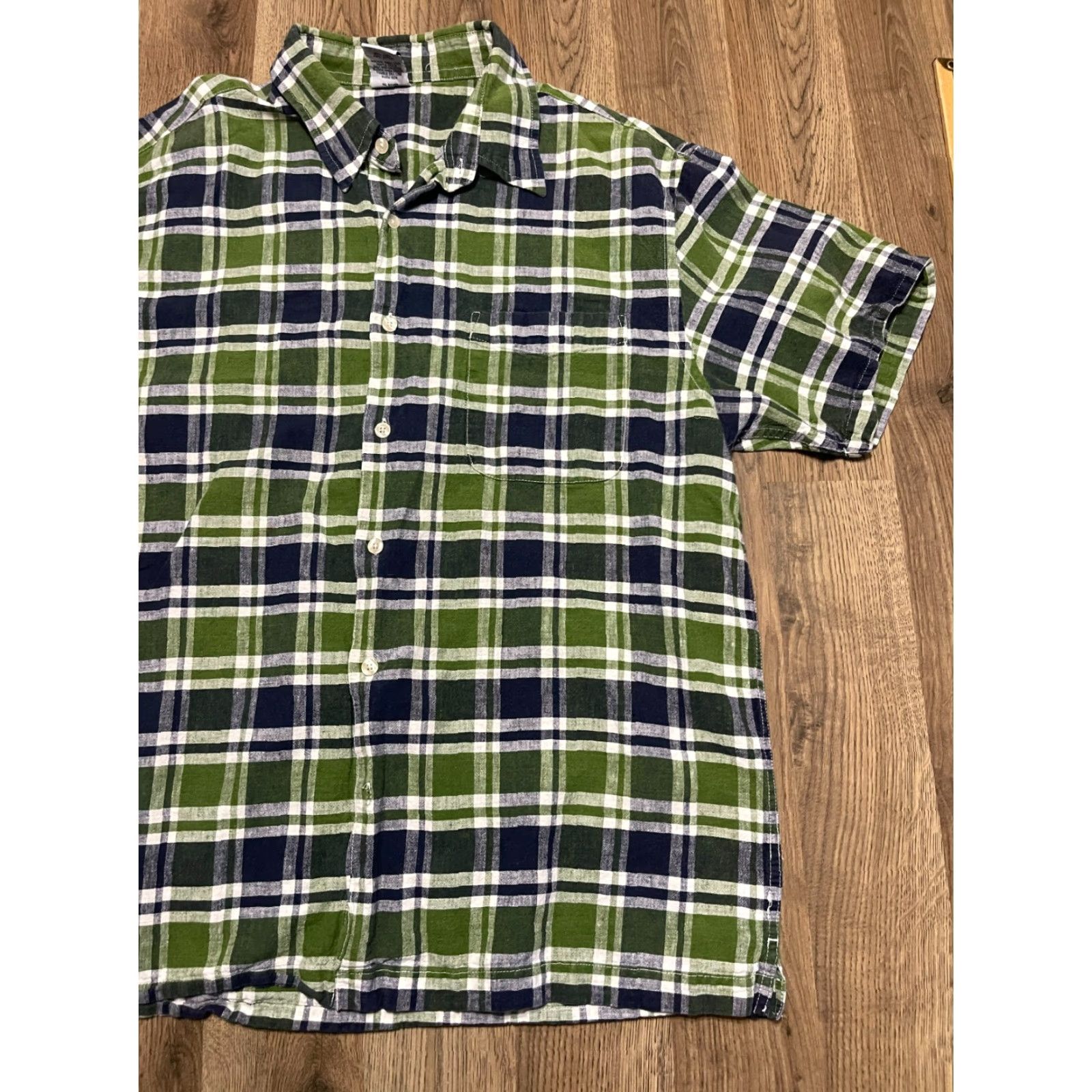 Old Navy Old Navy Shirt Mens L Plaid Button Up Long Sleeve Size US L / EU 52-54 / 3 - 4 Thumbnail