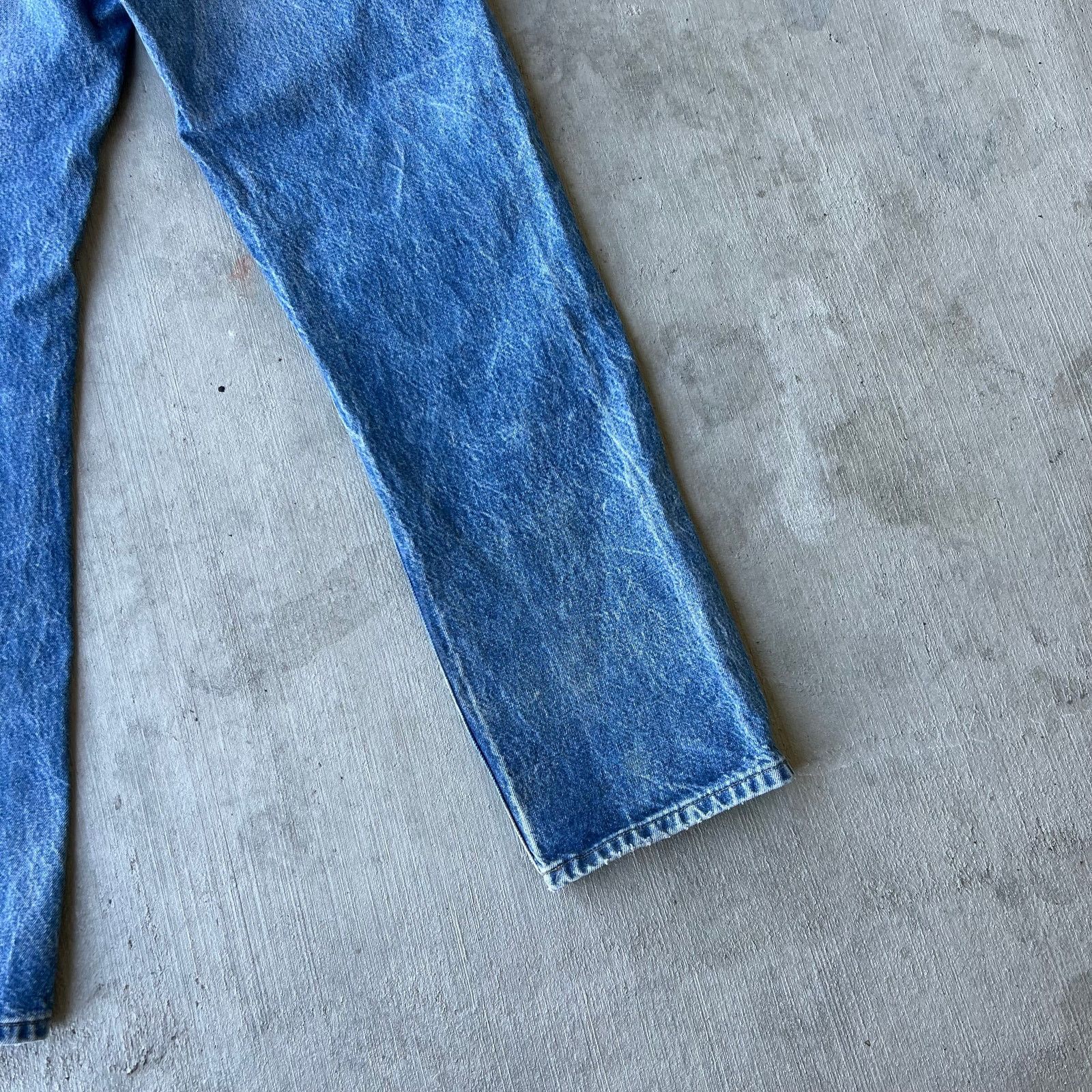 Carhartt × Vintage Carhartt faded blue denim double knee work carpenter pants Size US 32 / EU 48 - 11 Thumbnail