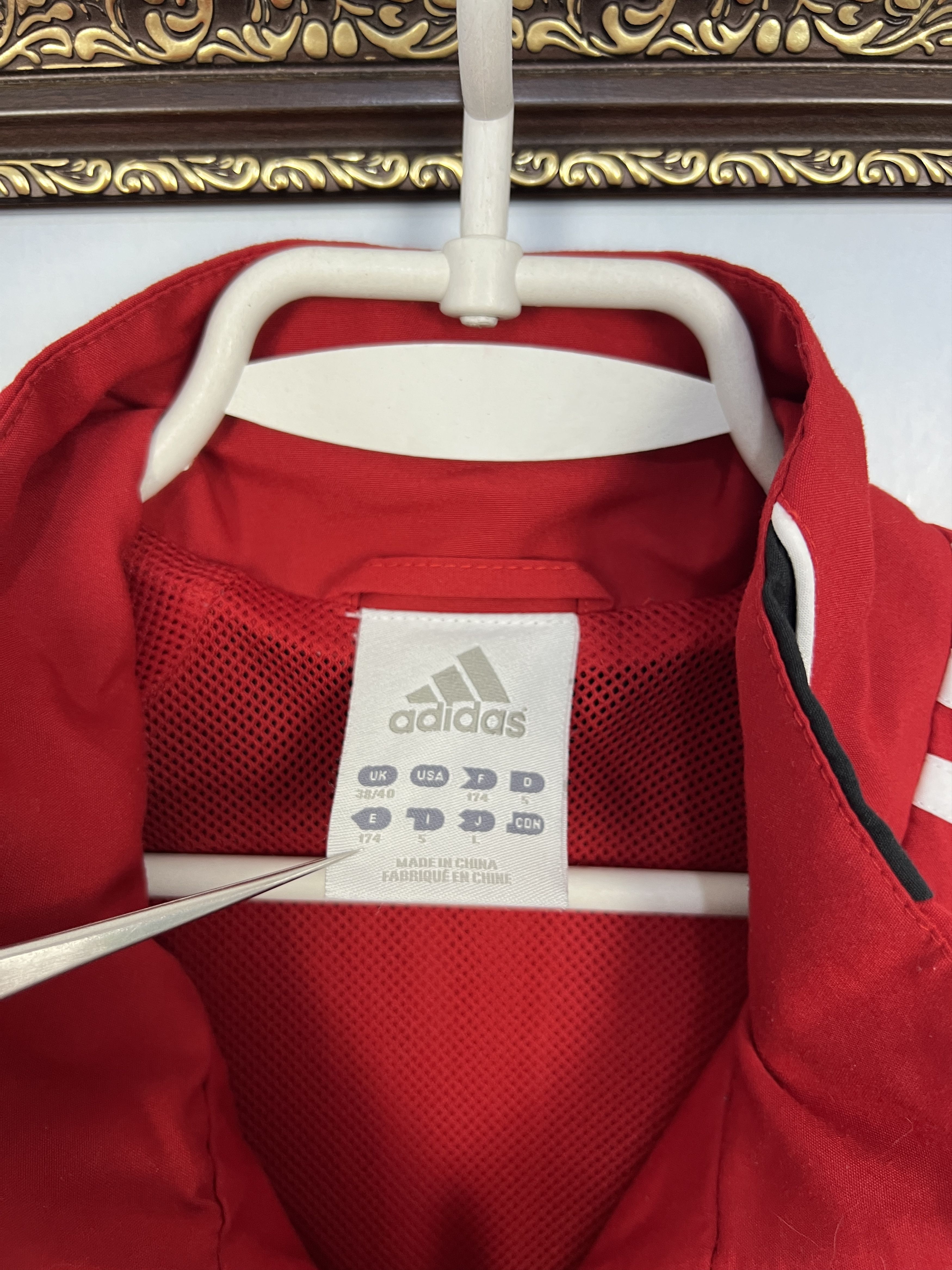 Adidas Vintage Adidas Middlesbrough Football Jacket Soccer Red Size US M / EU 48-50 / 2 - 6 Thumbnail