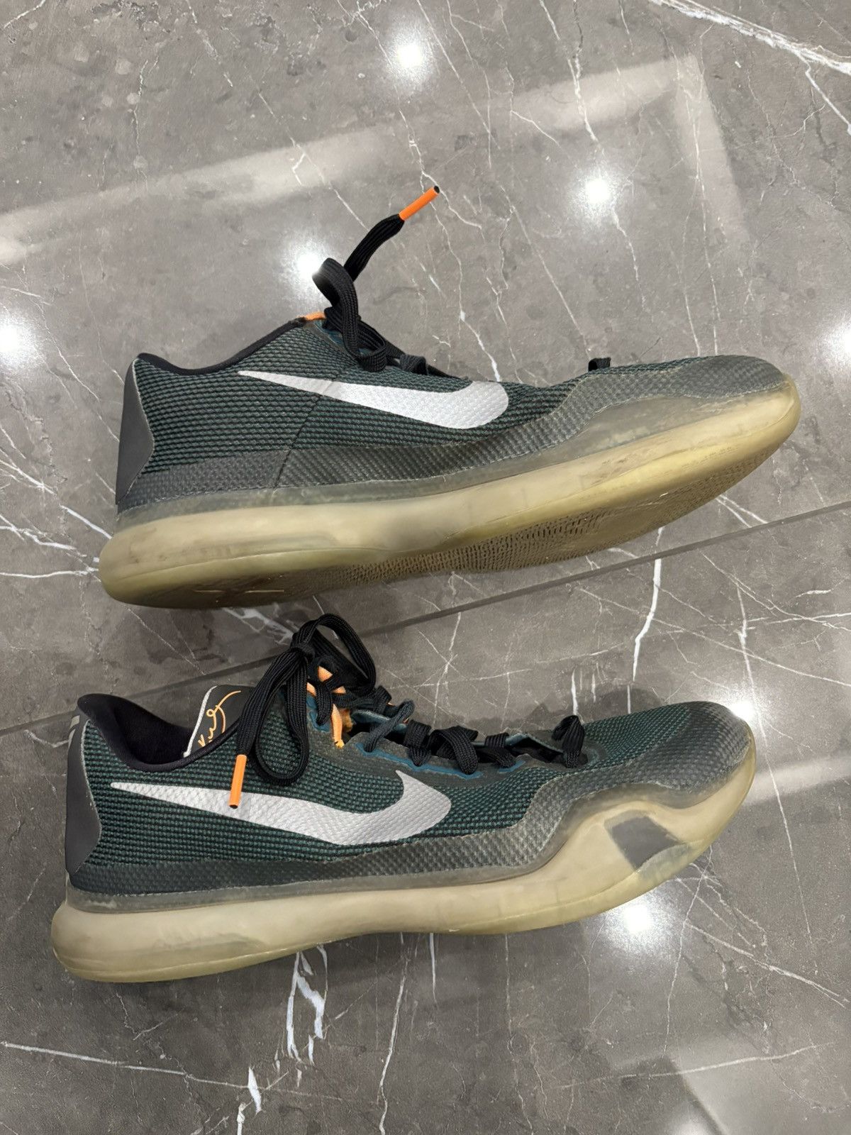 Nike Size 11 - Nike Kobe 10 2015 Flight Teal Green Black Size US 11 / EU 44 - 4 Thumbnail