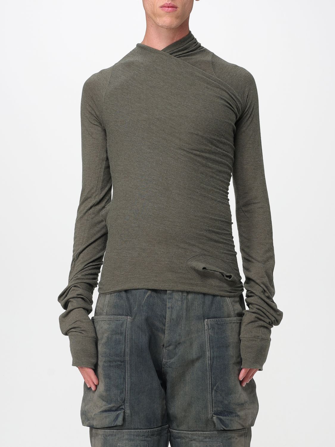 Rick Owens Sweater Men Green
