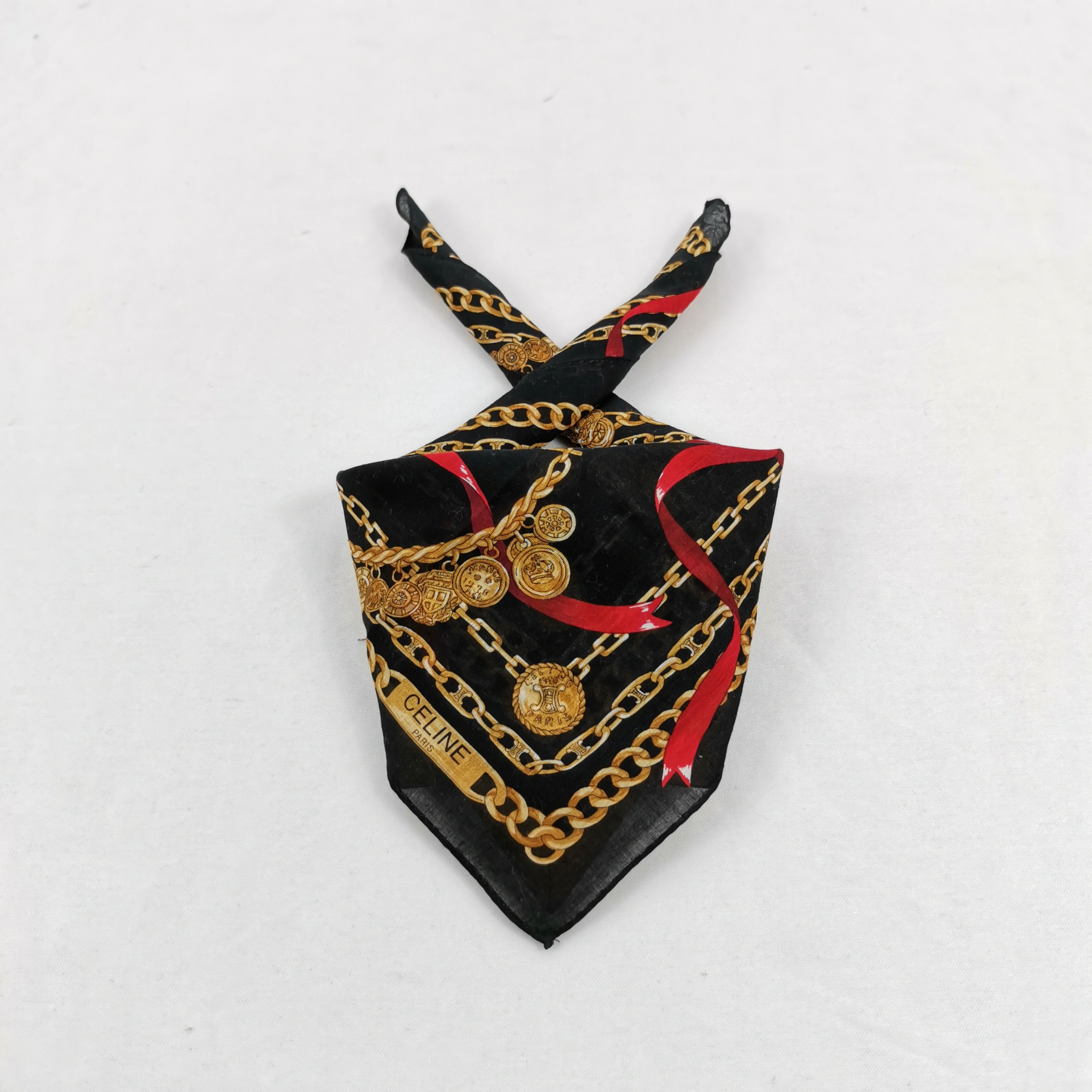 Celine × Vintage Vintage Celine Handkerchief Neckerchief Bandana Size ONE SIZE - 1 Thumbnail