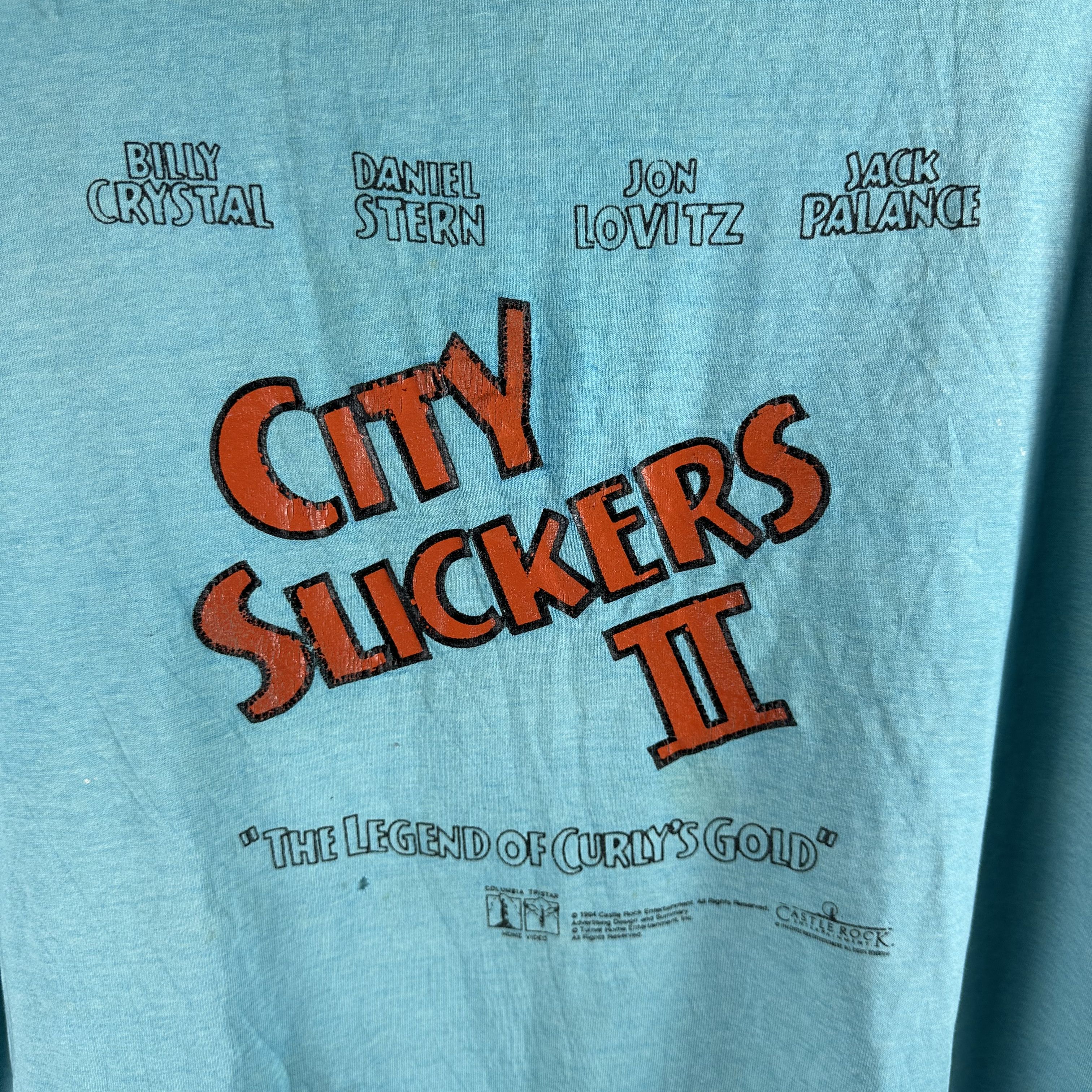 Vintage 1994 City Slickers II The Legend of Curly's Gold Movie Tee Size US XL / EU 56 / 4 - 2 Thumbnail