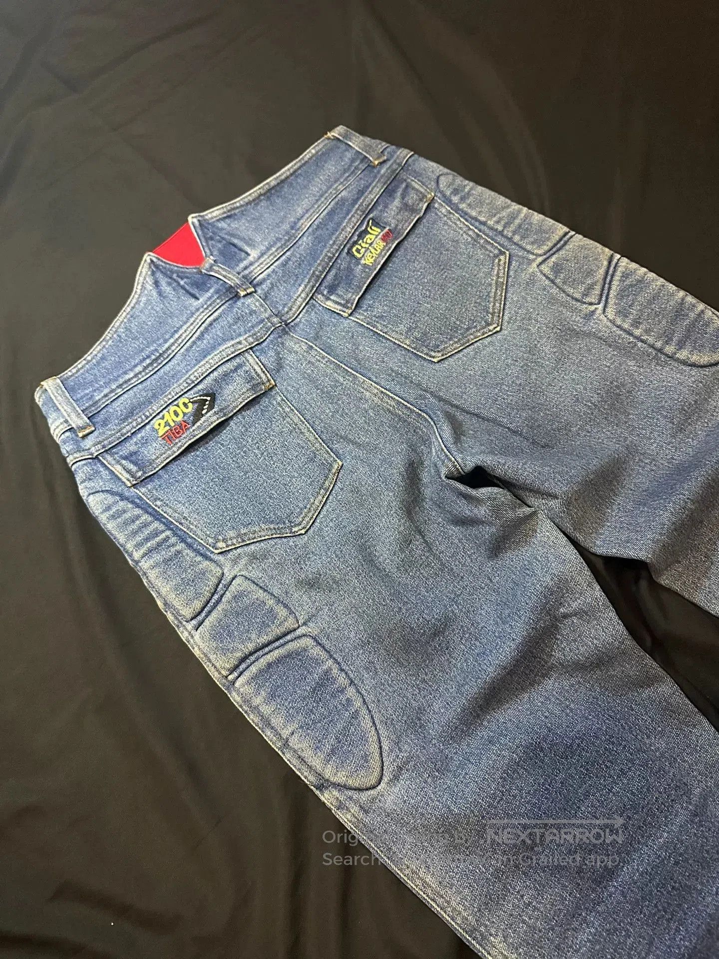 Vintage Vintage Giali Motorcycle Jeans. Size US 32 / EU 48 - 8 Thumbnail