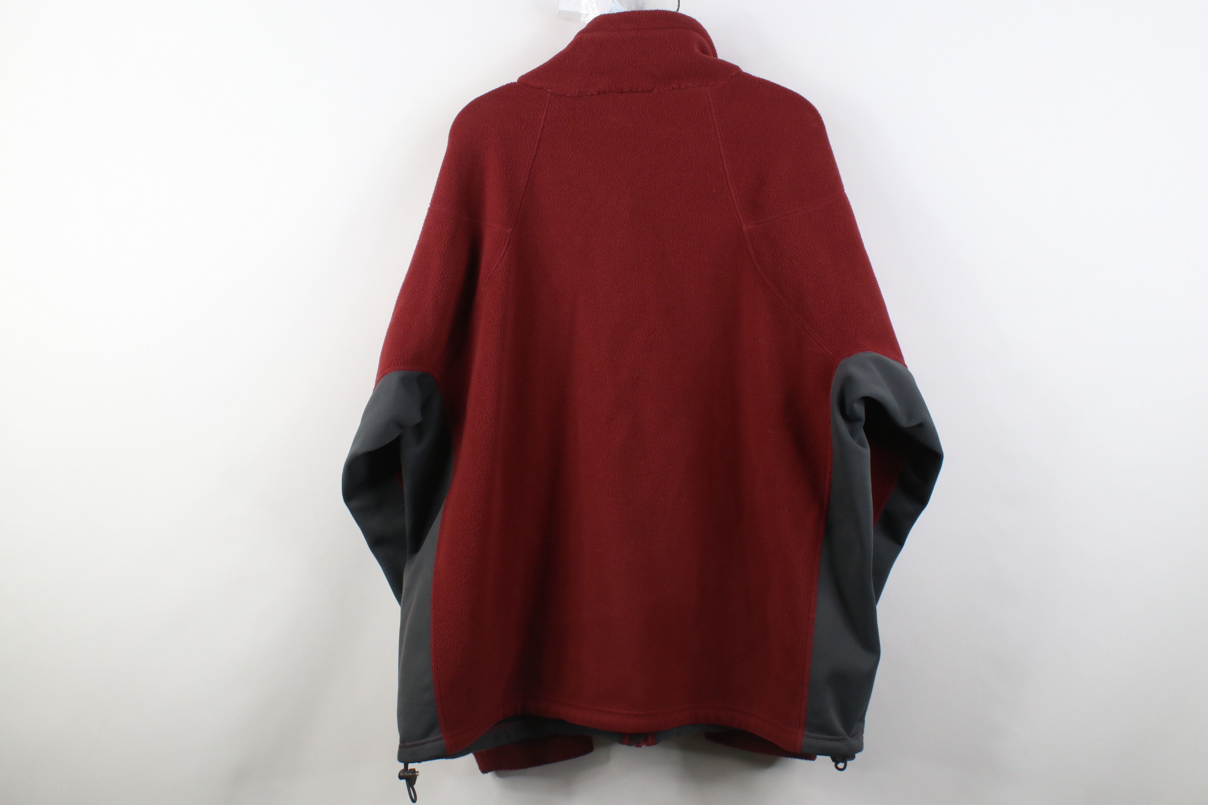 Nike Vintage Y2K Nike ACG Mini Swoosh Fleece Full Zip Jacket Red Size US L / EU 52-54 / 3 - 14 Thumbnail