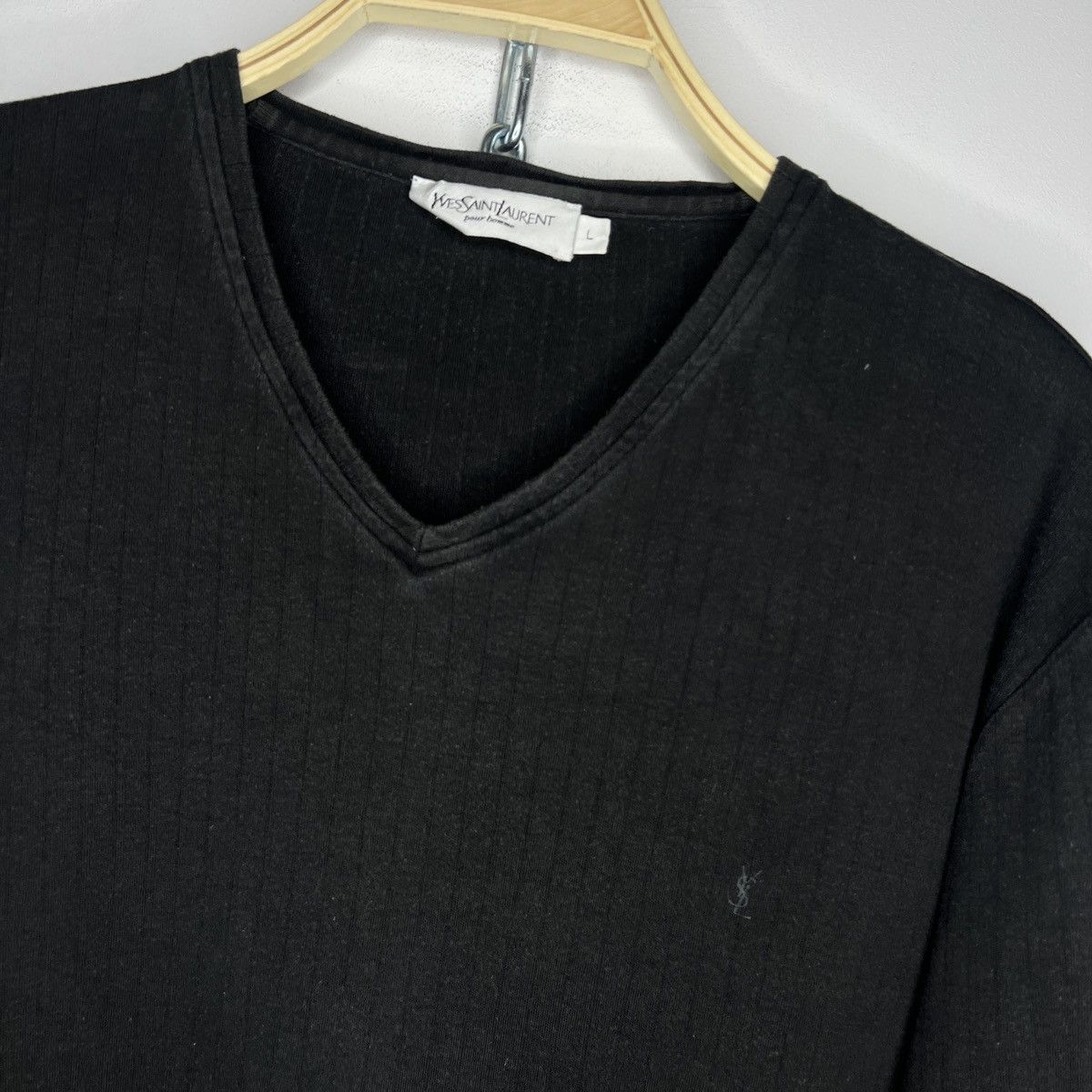 Vintage × Yves Saint Laurent Yves Saint Laurent Pour Homme Vintage Long Sleeve Size US L / EU 52-54 / 3 - 5 Thumbnail