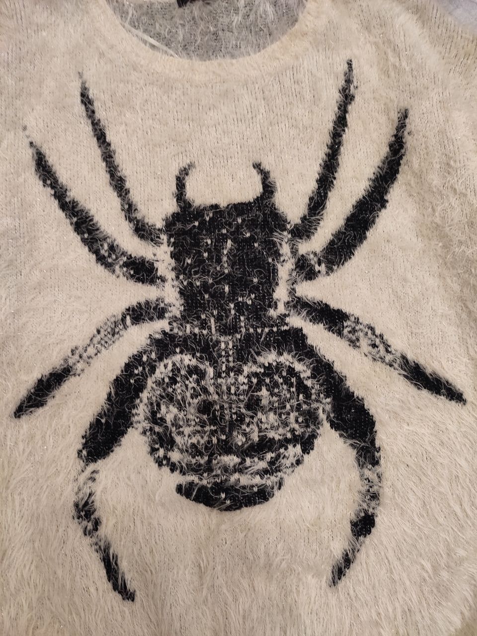 Other Womens sweater 1 of 1 black spyder print grunge M/S size Size S / US 4 / IT 40 - 8 Thumbnail