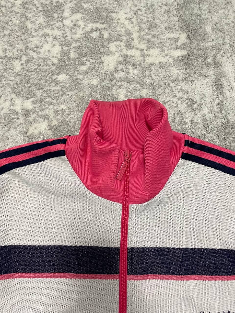 Adidas Adidas Originals Track Jacket Pink Striped Vintage Y2K Size US L / EU 52-54 / 3 - 6 Thumbnail