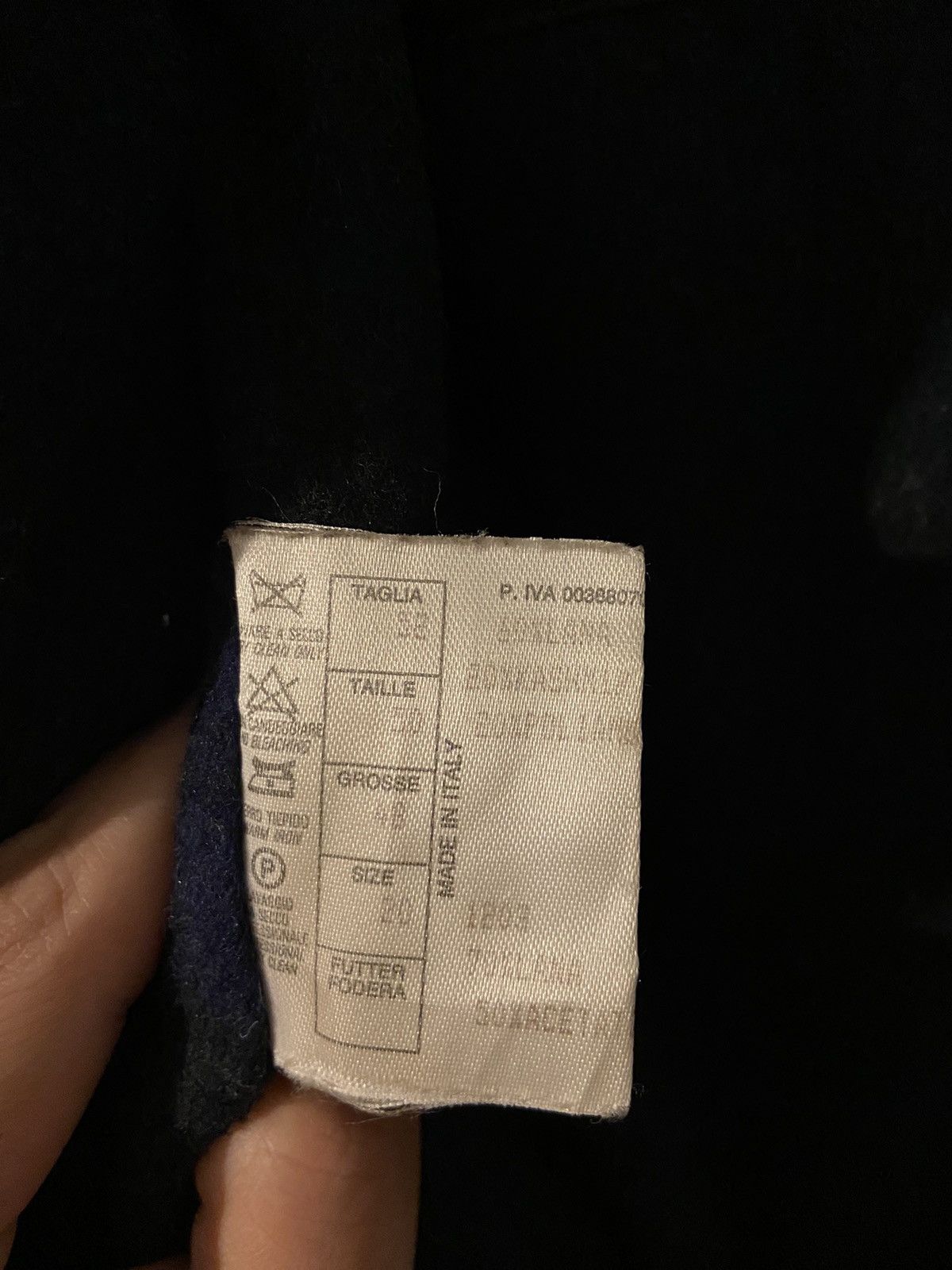 Vintage Wool overcoat - Italian designer’s x Avante garde x Vintage Size US L / EU 52-54 / 3 - 4 Thumbnail