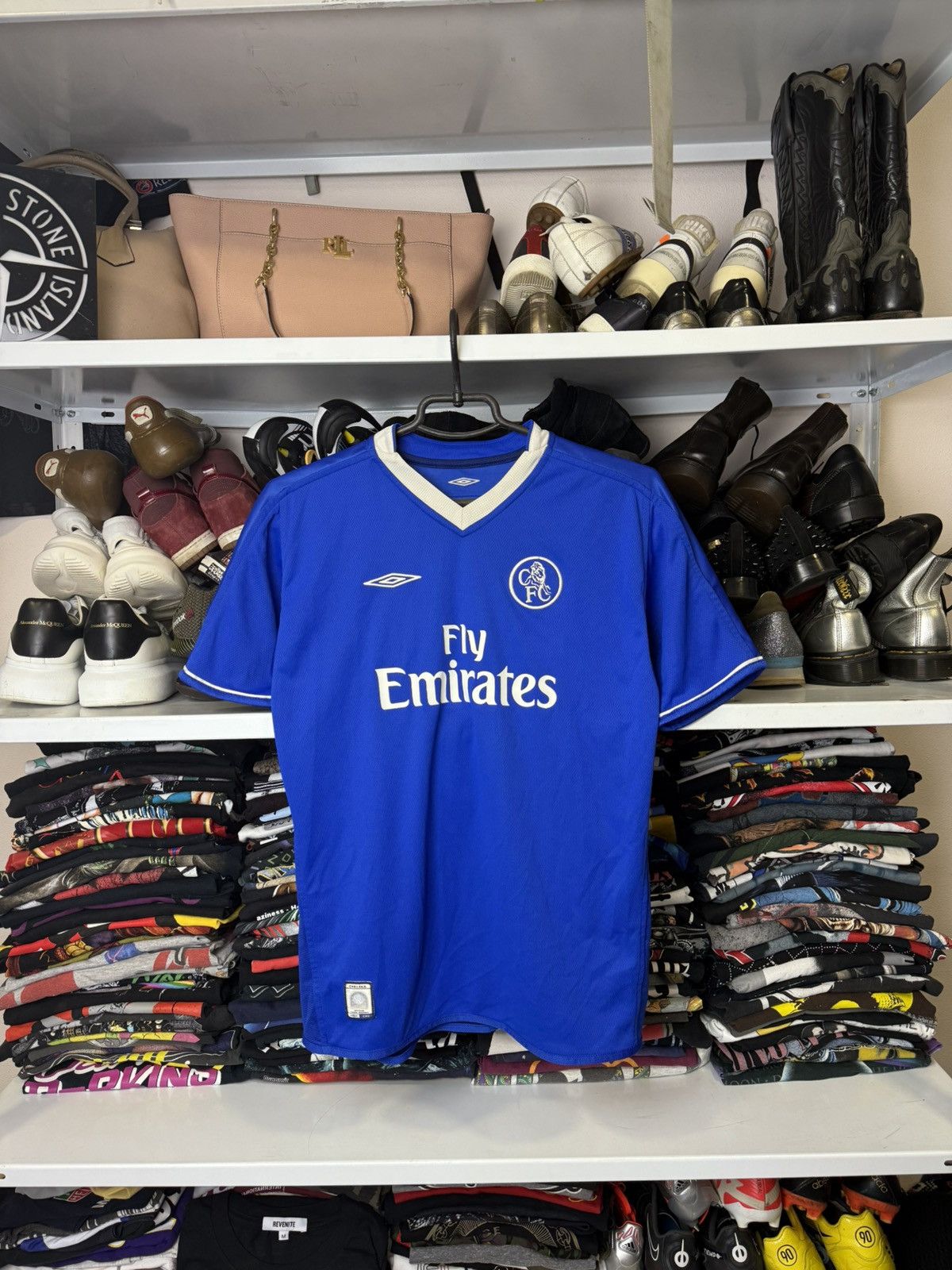 Chelsea Soccer CHELSEA 2003 #10 J.Cole FOOTBALL SHIRT SOCCER JERSEY UMBRO Size US S / EU 44-46 / 1 - 1 Thumbnail