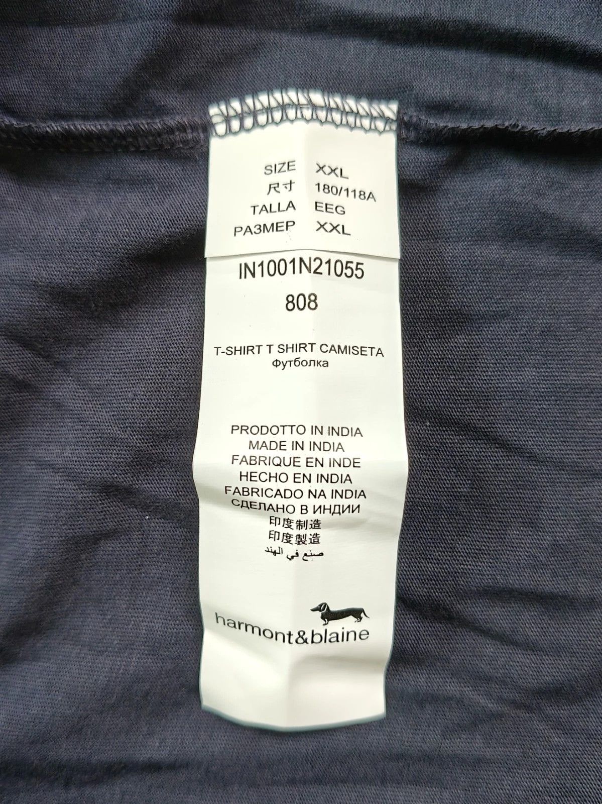 Harmont & Blaine Harmont & Blaine Shortsleeves Crew Neck ASM/2049 Size US XXL / EU 58 / 5 - 7 Thumbnail