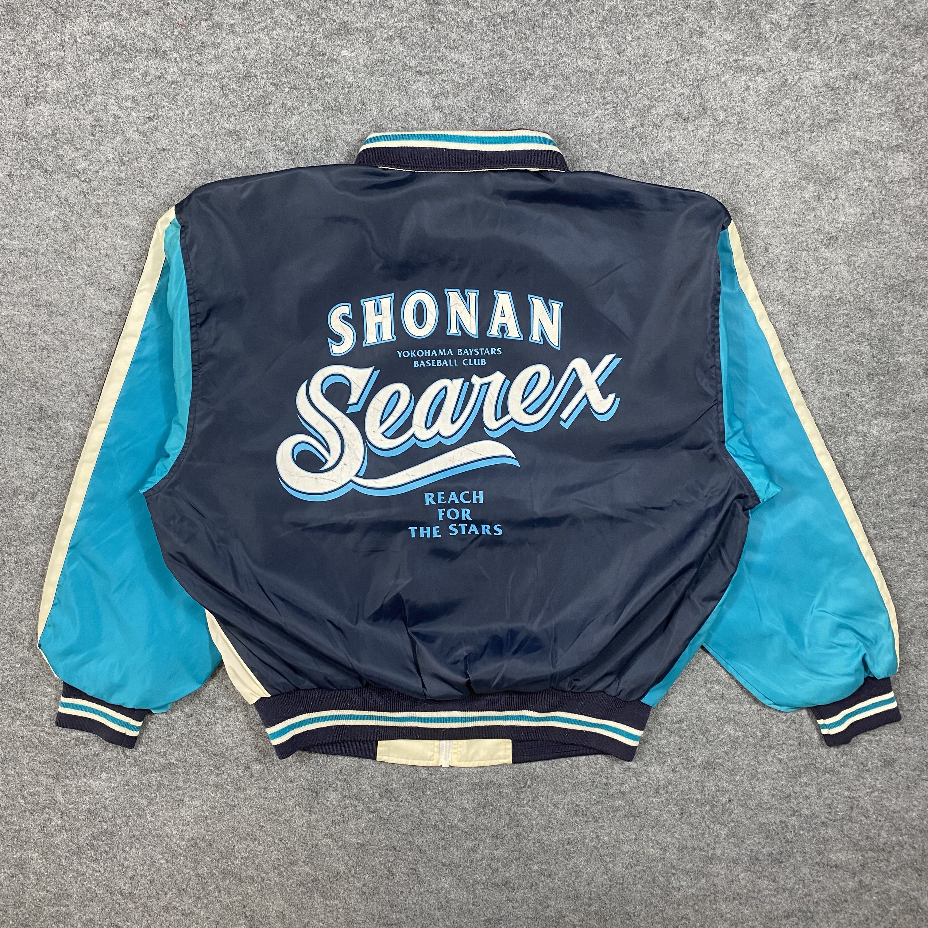 MLB Vtg Yokohama Baystars Shonan Searex Japanese Baseball -J565 Size US L / EU 52-54 / 3 - 1 Thumbnail