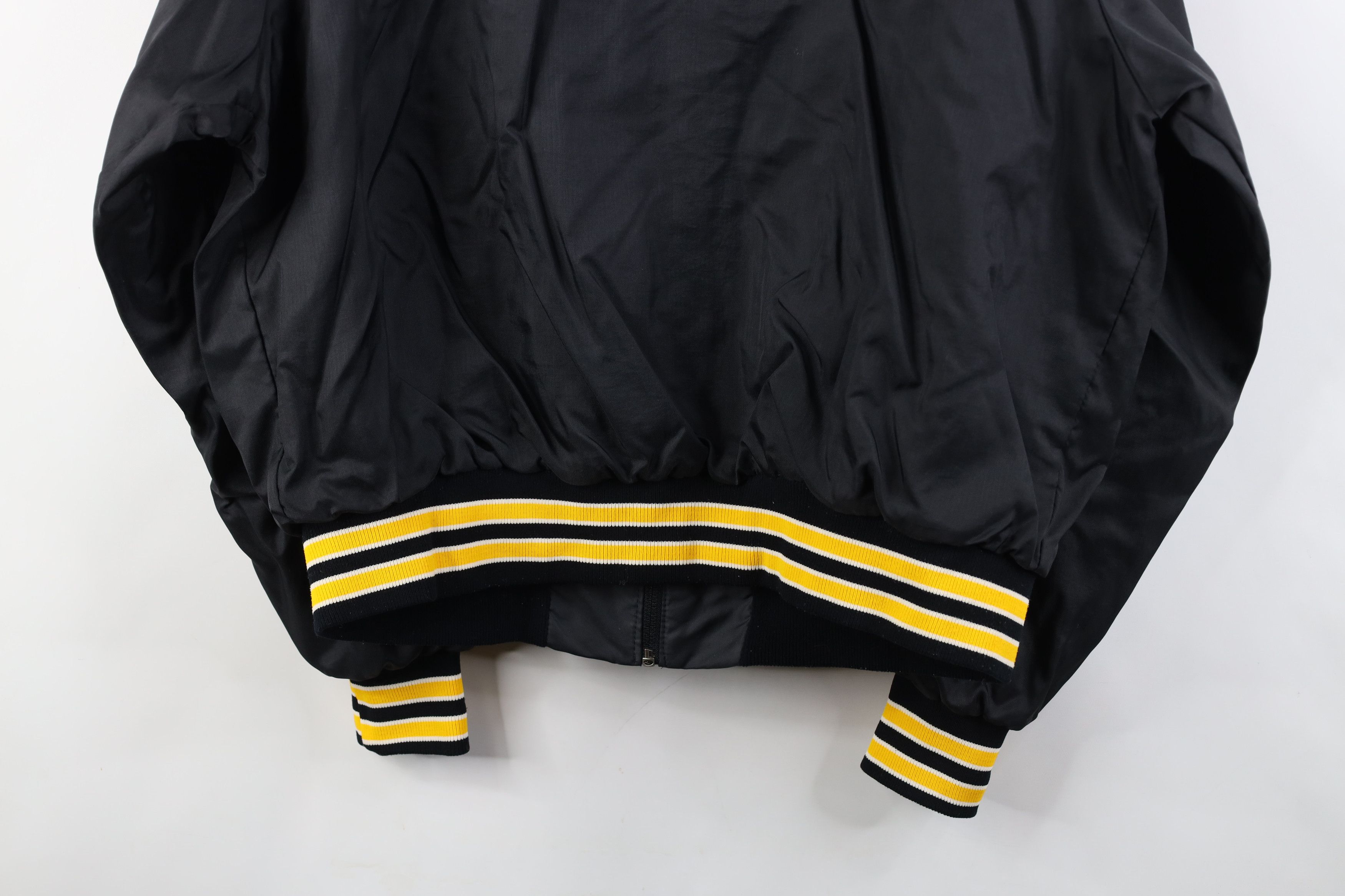 Vintage Vintage 80s 90s Streetwear Lined Satin Bomber Jacket Striped Size US XL / EU 56 / 4 - 15 Thumbnail