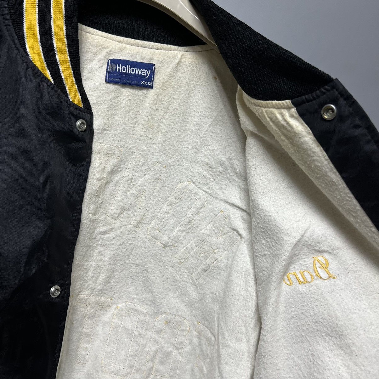Vintage Holloway Vintage Bomber Jacket Made in USA MONTOUR FOOTBALL Size US XL / EU 56 / 4 - 23 Thumbnail