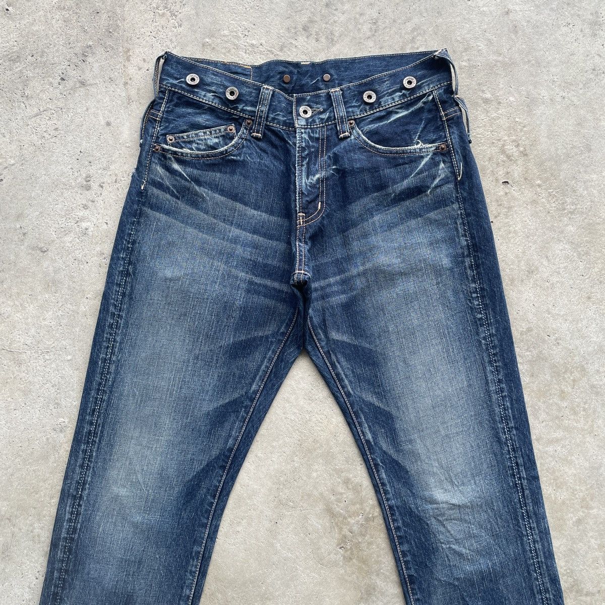 If Six Was Nine W30💥 Vintage John Bull Japan Jeans Faded Denim Pants Size US 30 / EU 46 - 4 Thumbnail
