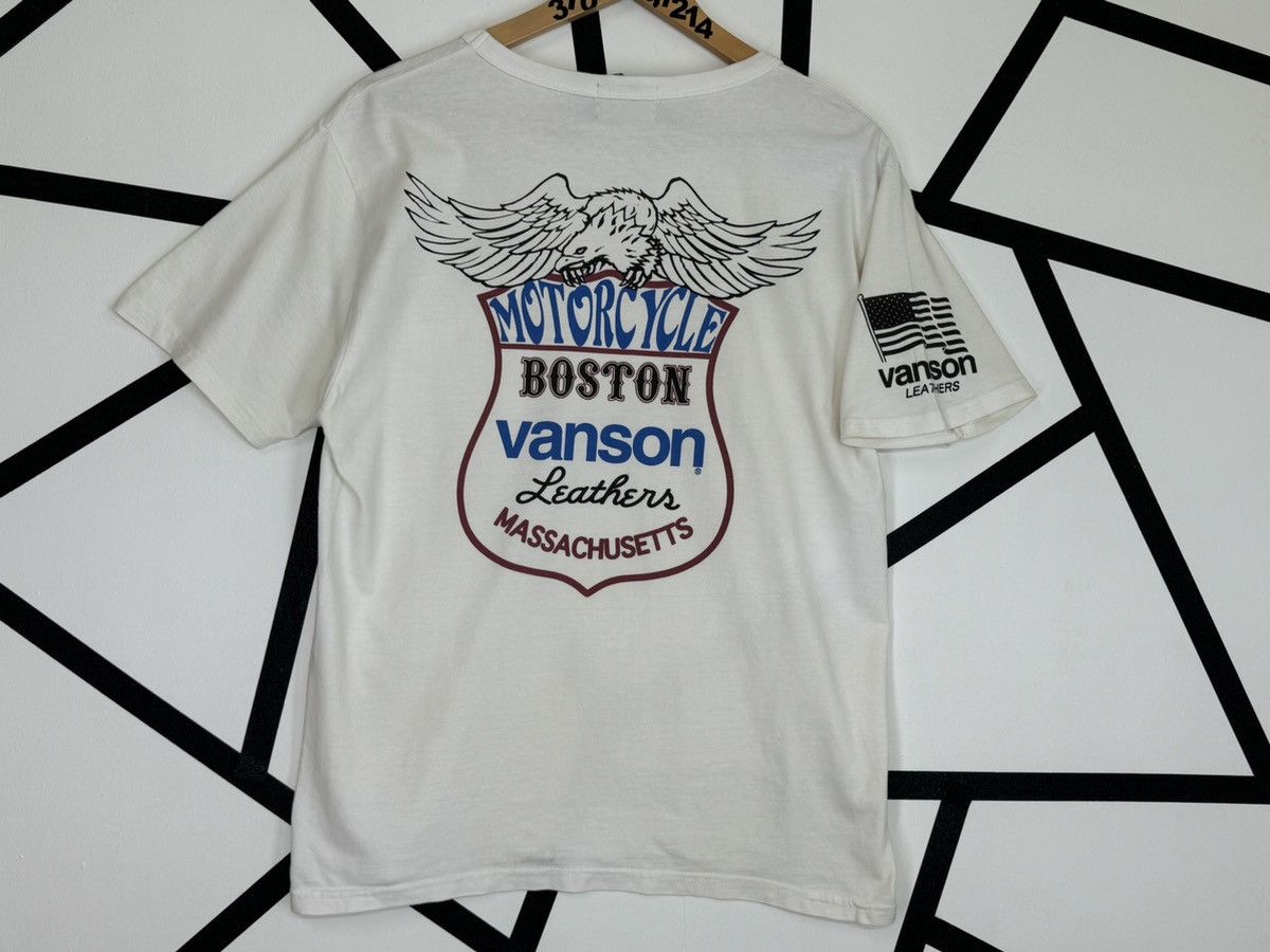 Vanson Leathers VANSON LEATHERS MASSACHUSETTS POCKET TEE Size US M / EU 48-50 / 2 - 5 Thumbnail