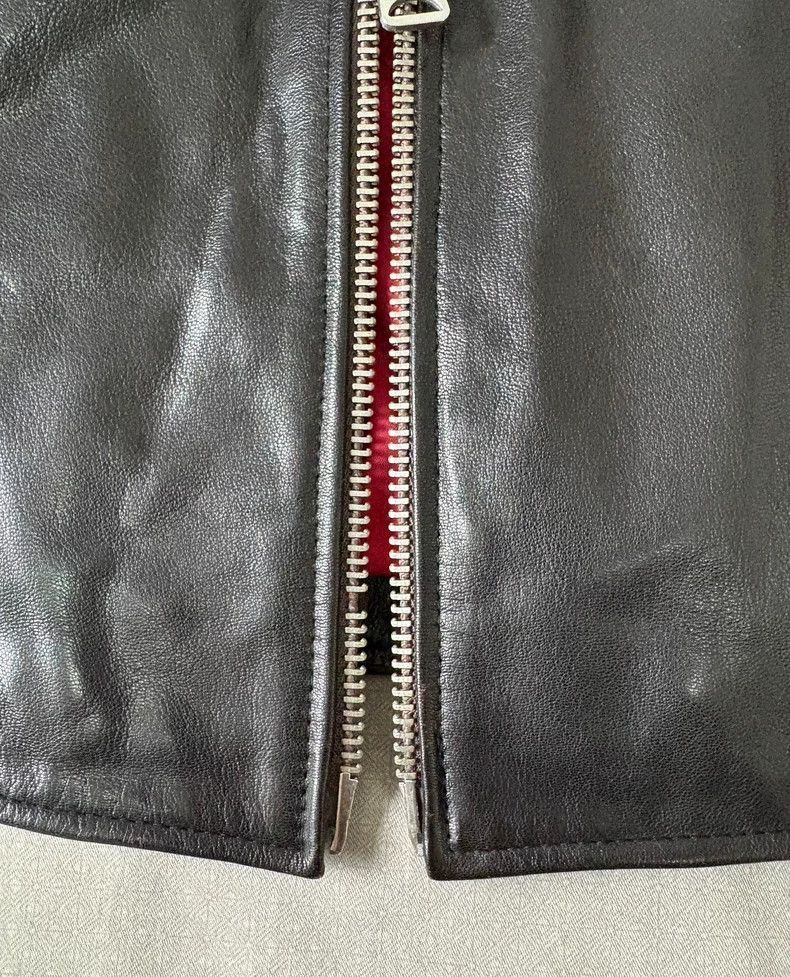 Vintage Buffalo Bobs Leather Jacket with Zippers-2506