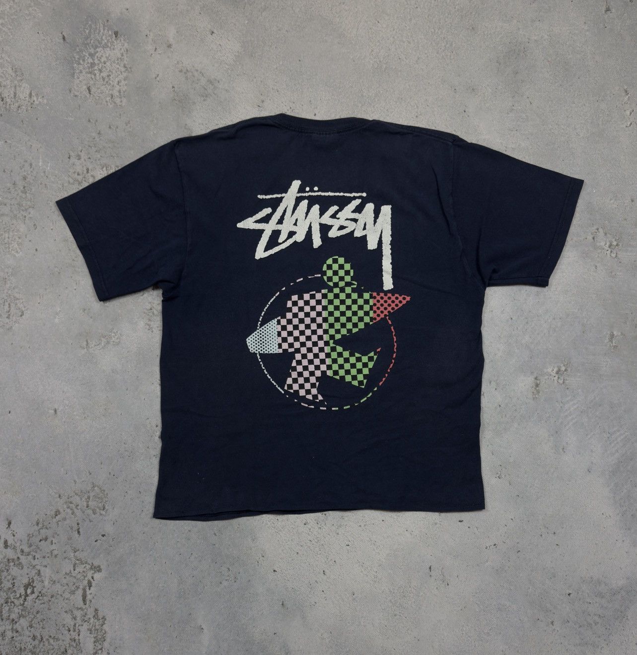 Stussy Stussy big logo surf man t shirt vintage Size US M / EU 48-50 / 2 - 1 Thumbnail