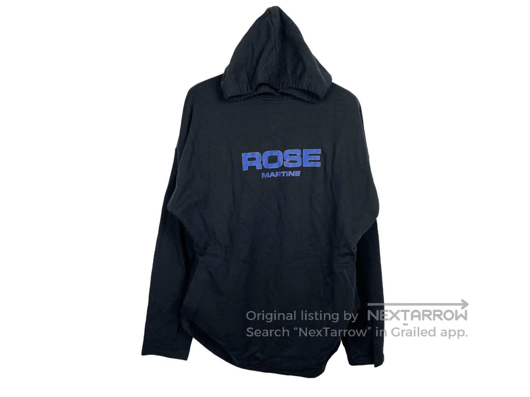 Martine Rose Martine Rose Blue Logo Oversized Hoodie Size US M / EU 48-50 / 2 - 1 Thumbnail