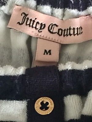 Juicy Couture BNWT JUICY COUTURE "Malibu Regal” navy/white girls dress Size XS / US 0-2 / IT 36-38 - 4 Thumbnail