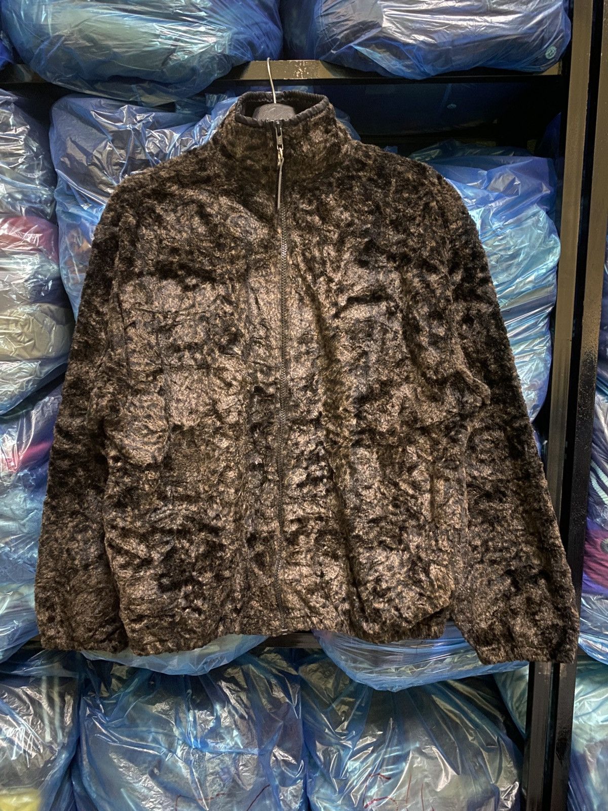 Designer Vintage Anna Sui Faux Fur Zip-Up Jacket Made in USA Size US M / EU 48-50 / 2 - 3 Thumbnail