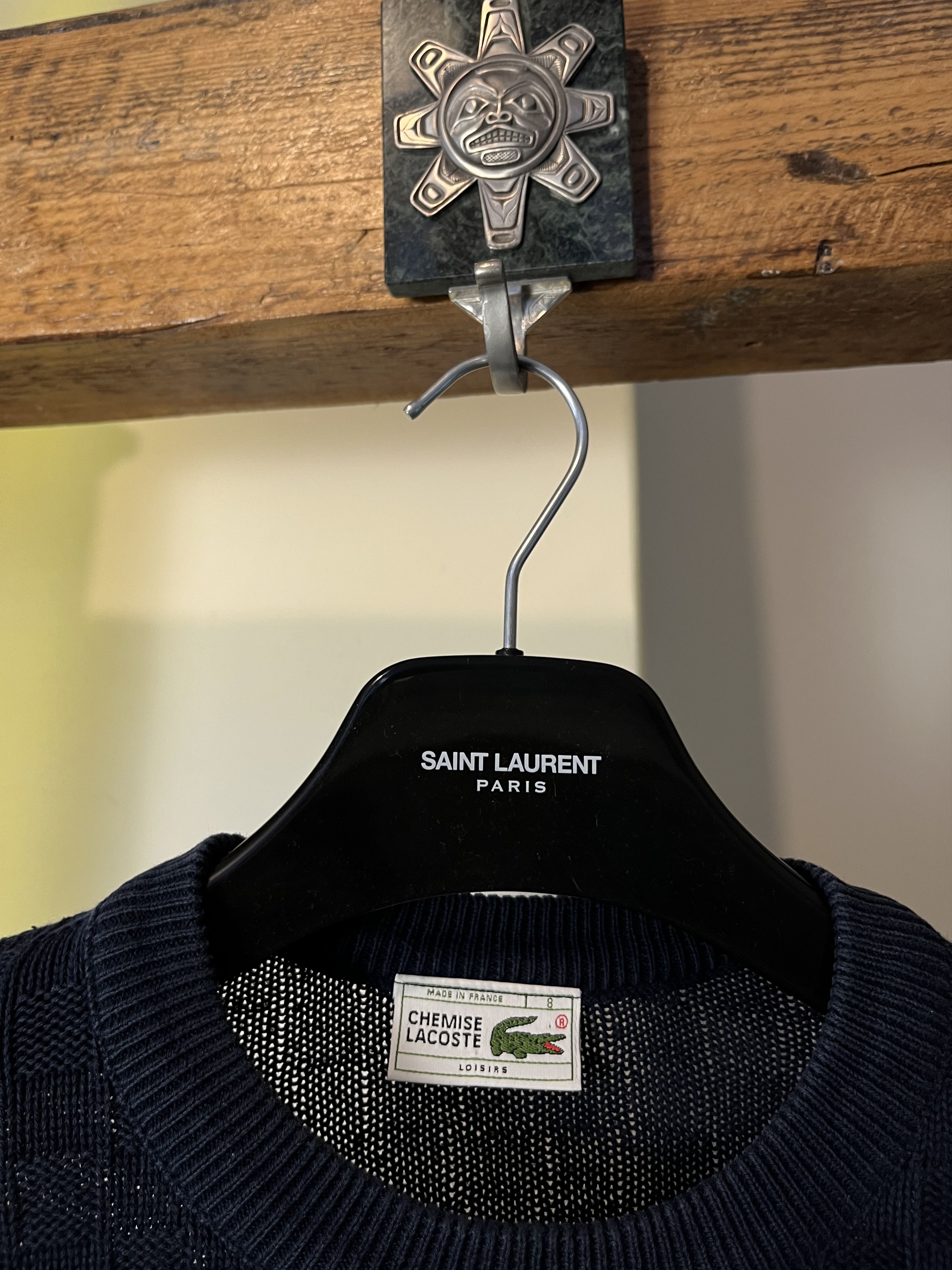 Japanese Brand × Lacoste × Vintage Vintage 90s Lacoste Chemise Knitwear Size US XL / EU 56 / 4 - 4 Thumbnail