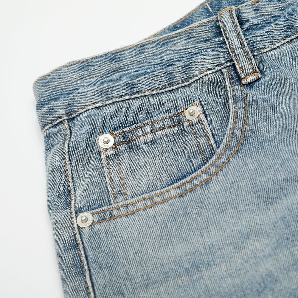 Japanese Brand American distressed men's Vibe flared washed ripped jeans Size US 32 / EU 48 - 3 Thumbnail