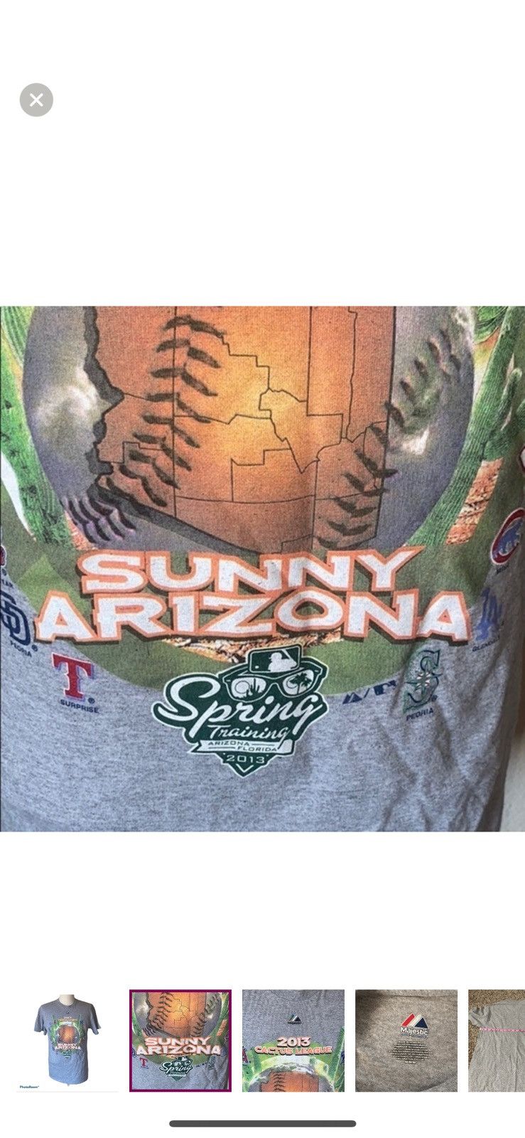Majestic Majestic medium MLB baseball spring training tee Size US M / EU 48-50 / 2 - 2 Thumbnail