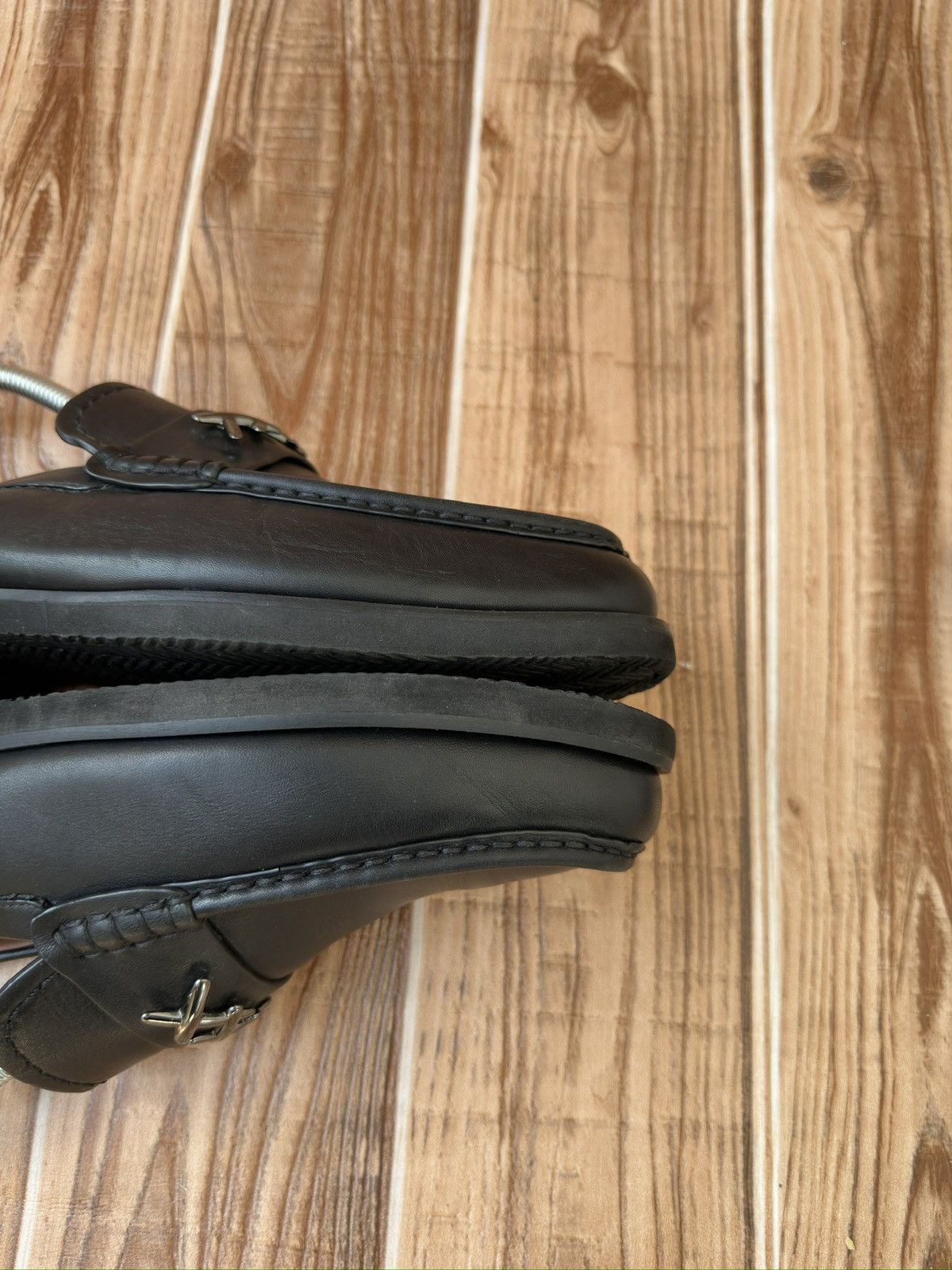 Ermenegildo Zegna × Z Zegna Ermenegildo Zegna Black Leather Penny Loafers Size US 10 / EU 43 - 14 Thumbnail