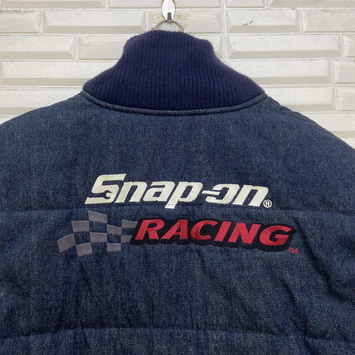 Sports Specialties Snap-on Racing Team Embroidery Denim Biker Jacket Size US L / EU 52-54 / 3 - 14 Thumbnail