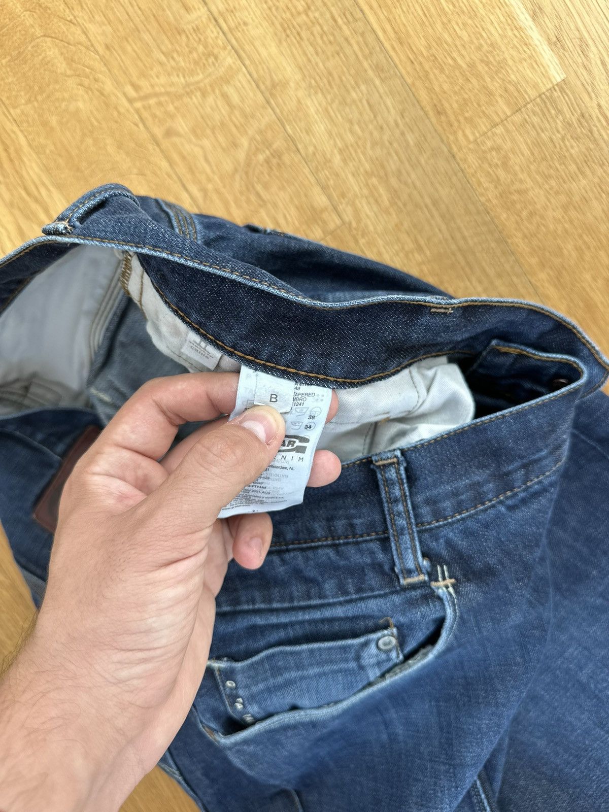 G-Star Vintage G-star Raw Denim Blue Jeans Bag Logo Fit 38/34 Size Size US 38 / EU 54 - 19 Thumbnail