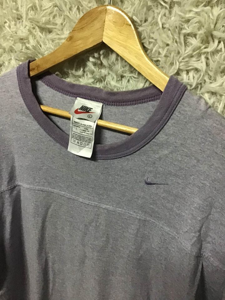 Nike × Vintage Vintage nike ringer white tag small logo Size US L / EU 52-54 / 3 - 2 Thumbnail