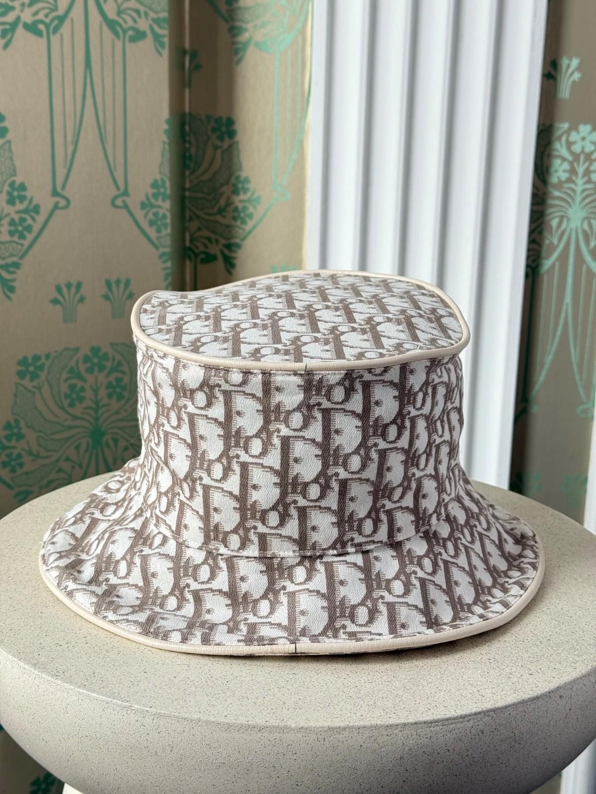 Dior Christian Dior by John Galliano Oblique Monogram Floral Hat Size ONE SIZE - 8 Thumbnail