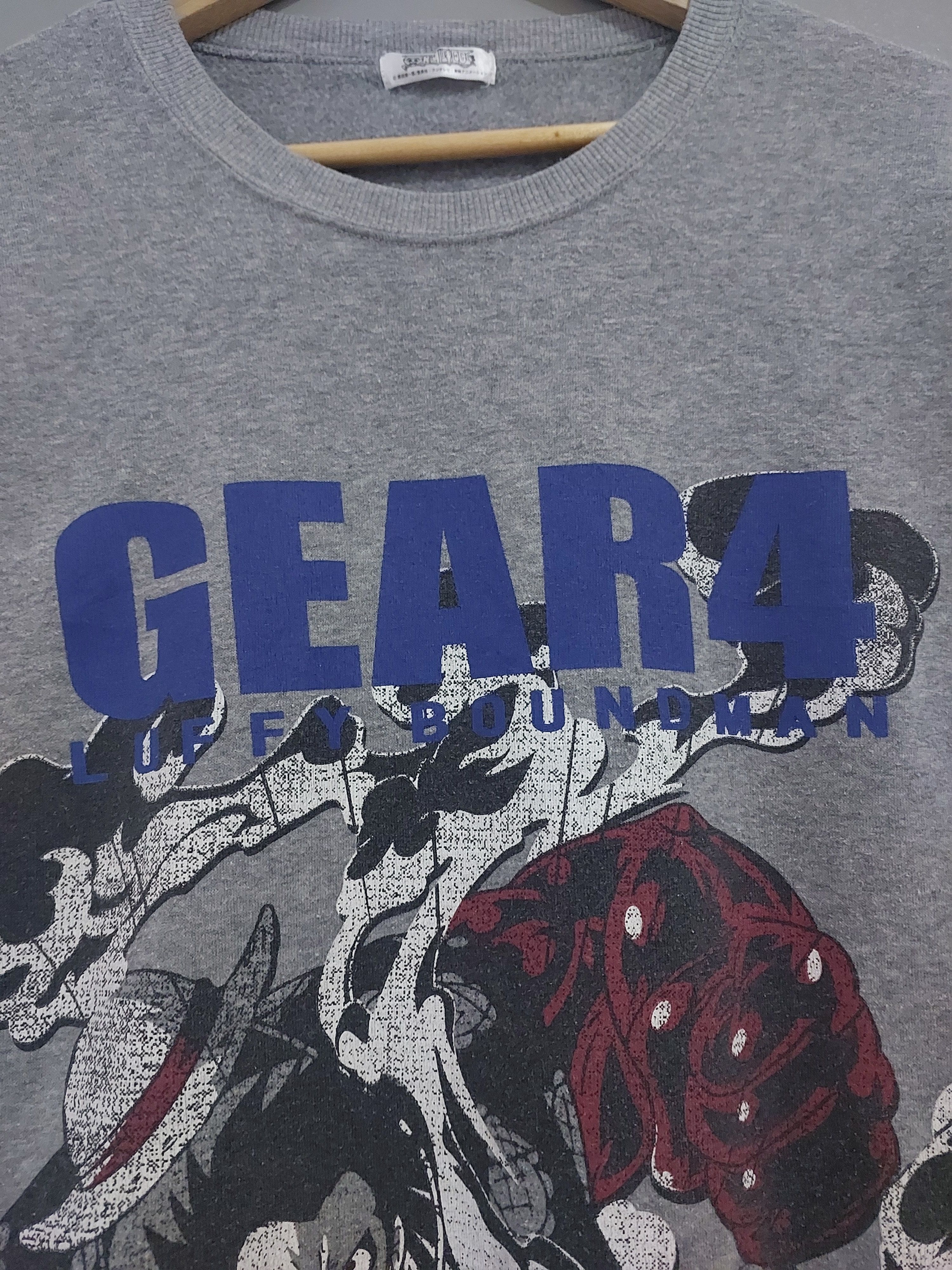 Anime ONE PIECE ANIME LUFFY BOUNDMAN GEAR 4 SWEATSHIRT Size US L / EU 52-54 / 3 - 2 Thumbnail